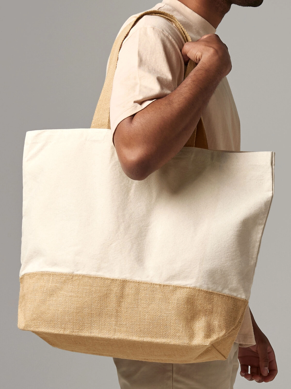 Immagine Jute Base Canvas Tote XL