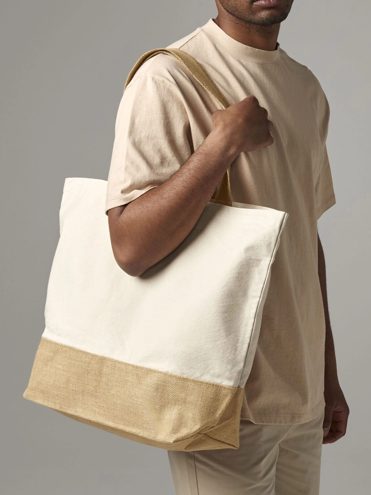 Immagine Jute Base Canvas Tote XL