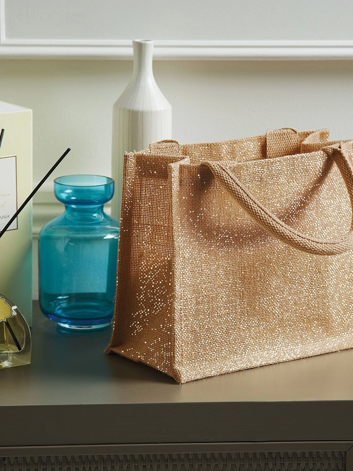 Immagine Shimmer Jute Mini Gift Bag