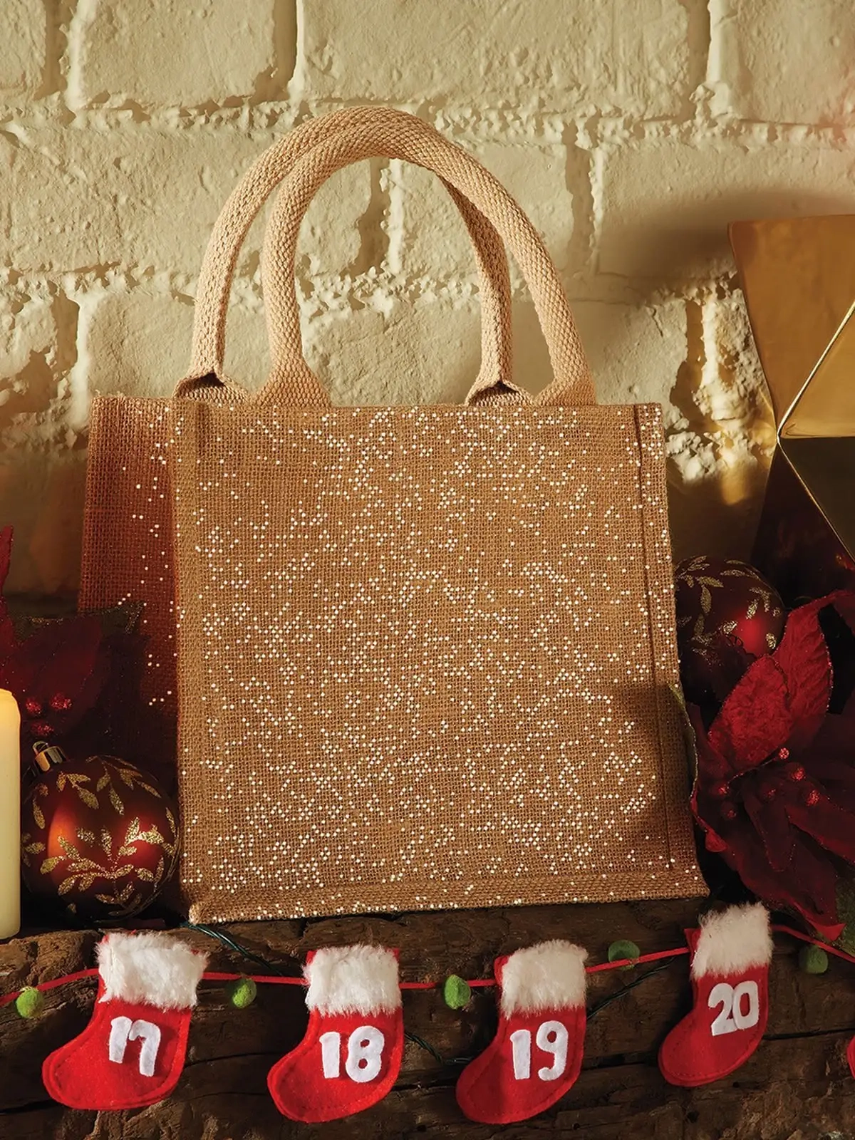 Immagine Shimmer Jute Mini Gift Bag