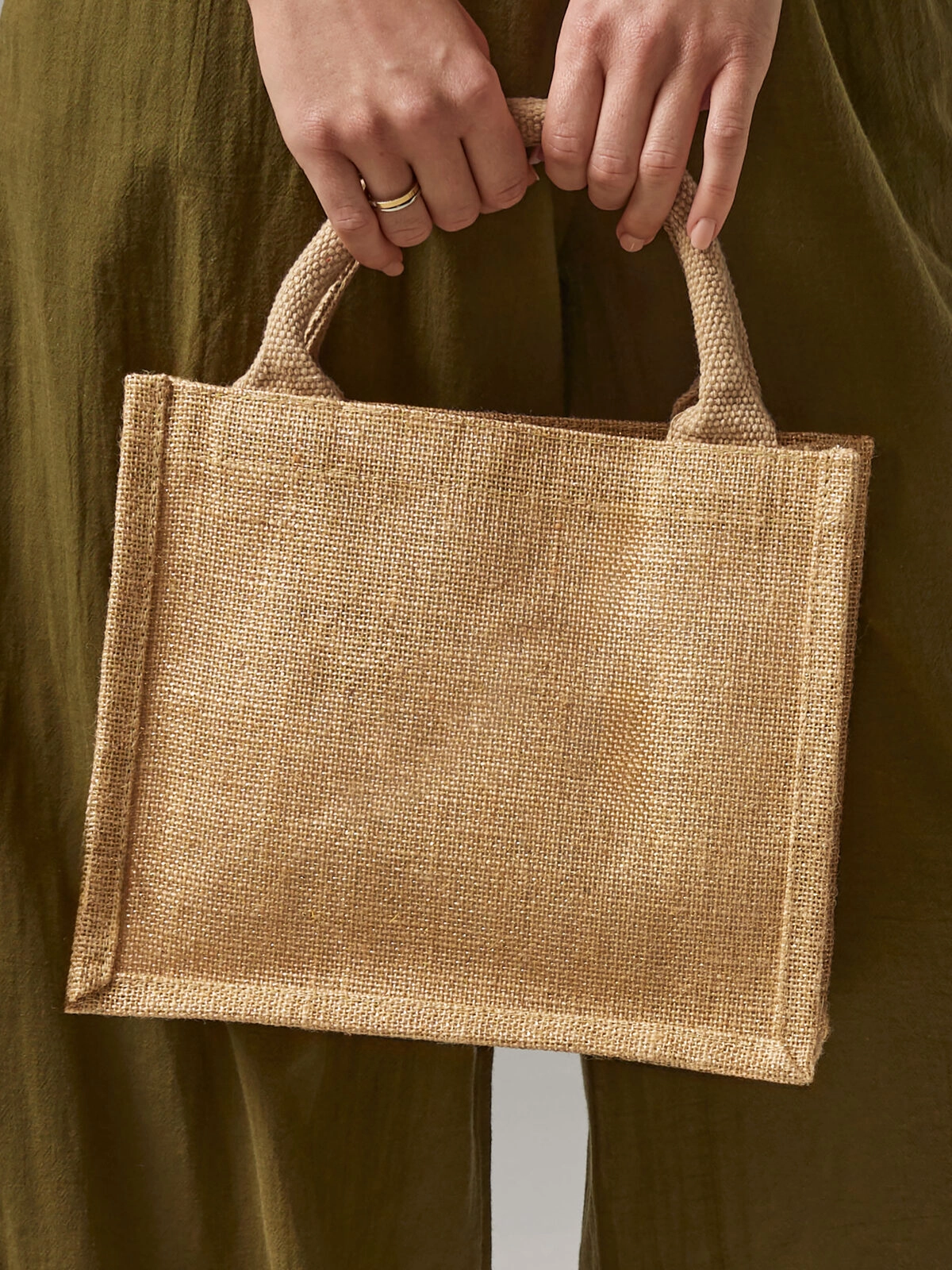 Immagine Shimmer Jute Mini Gift Bag