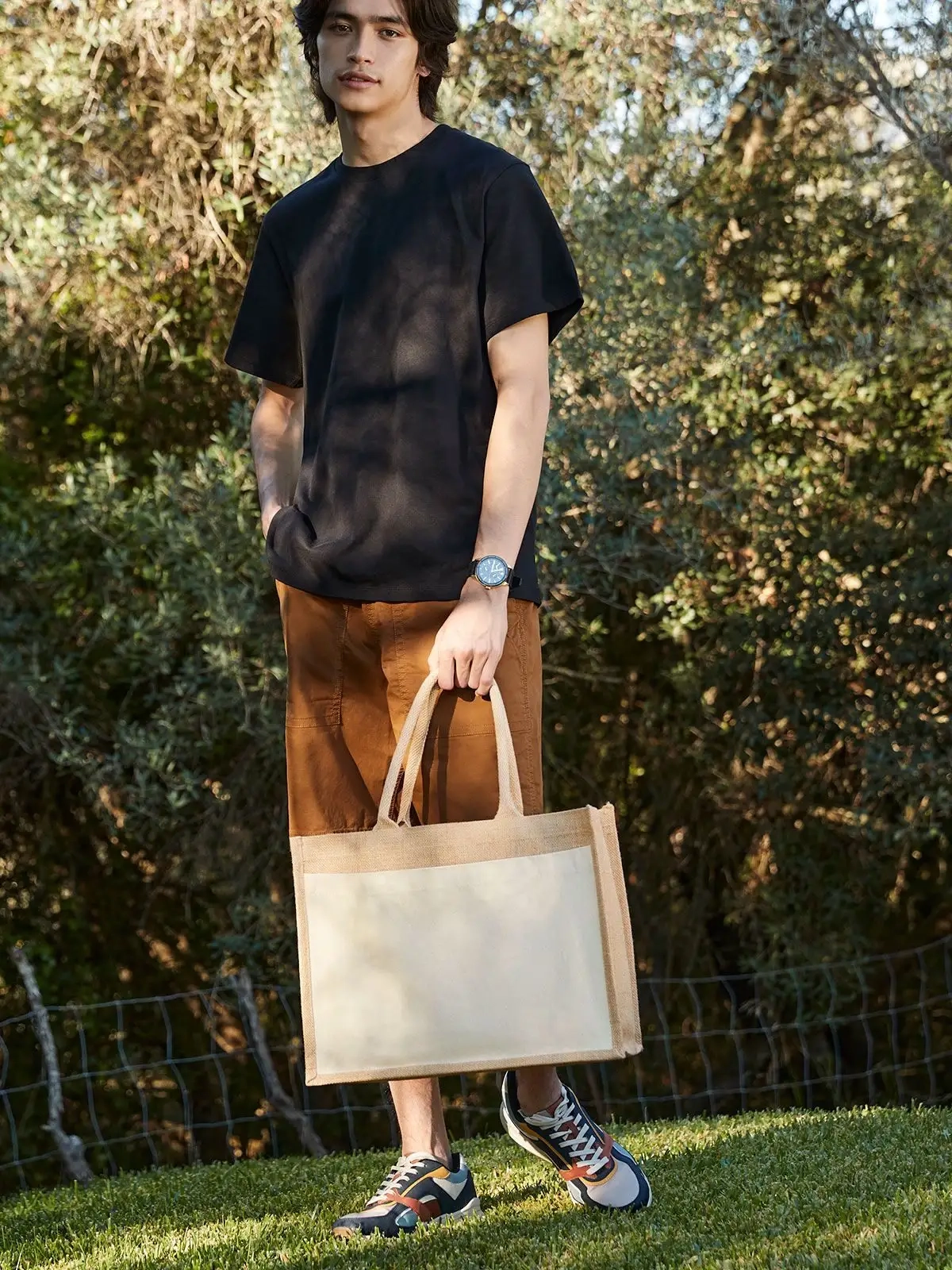 Immagine Cotton Pocket Jute Shopper