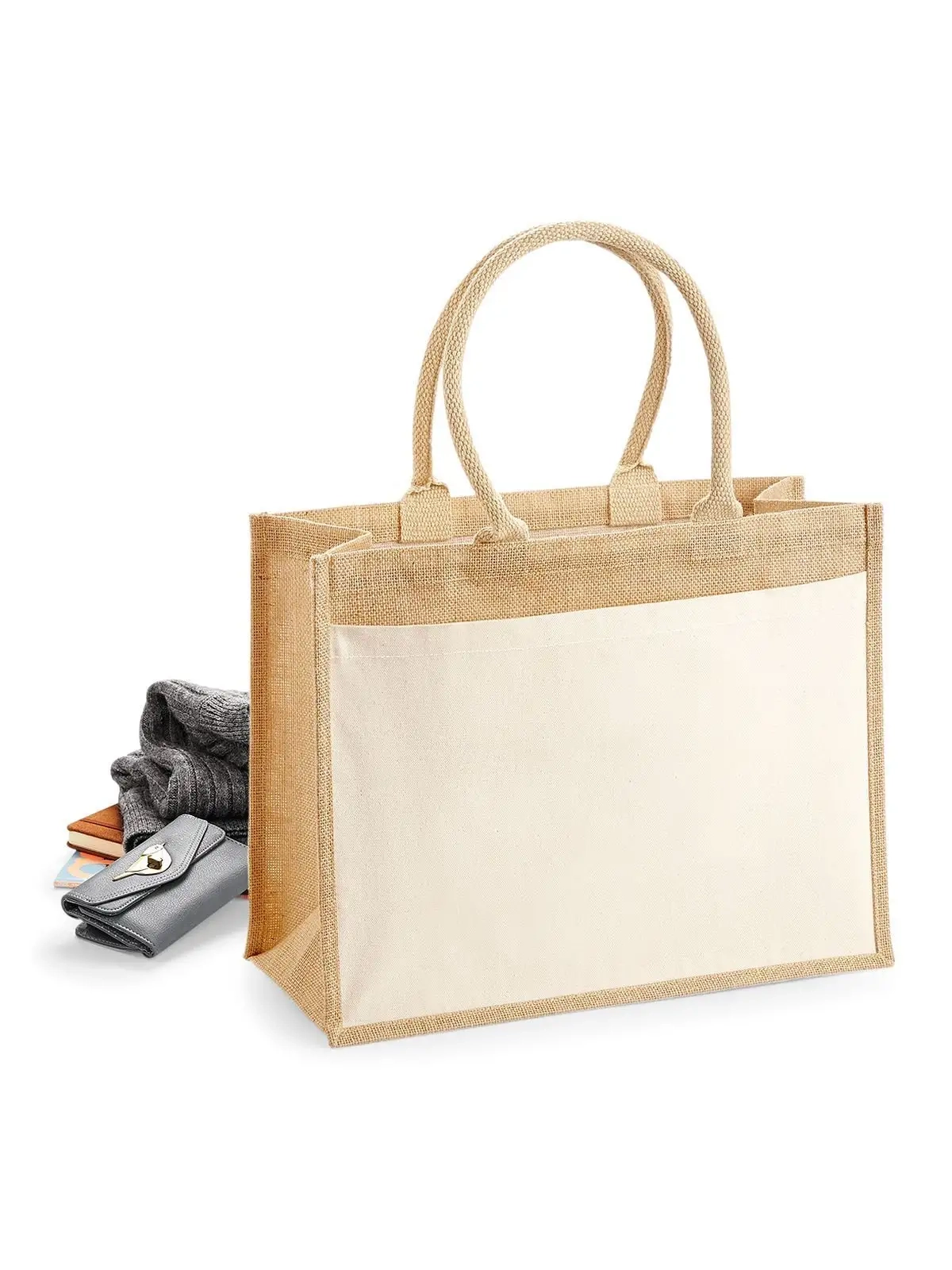 Immagine Cotton Pocket Jute Shopper