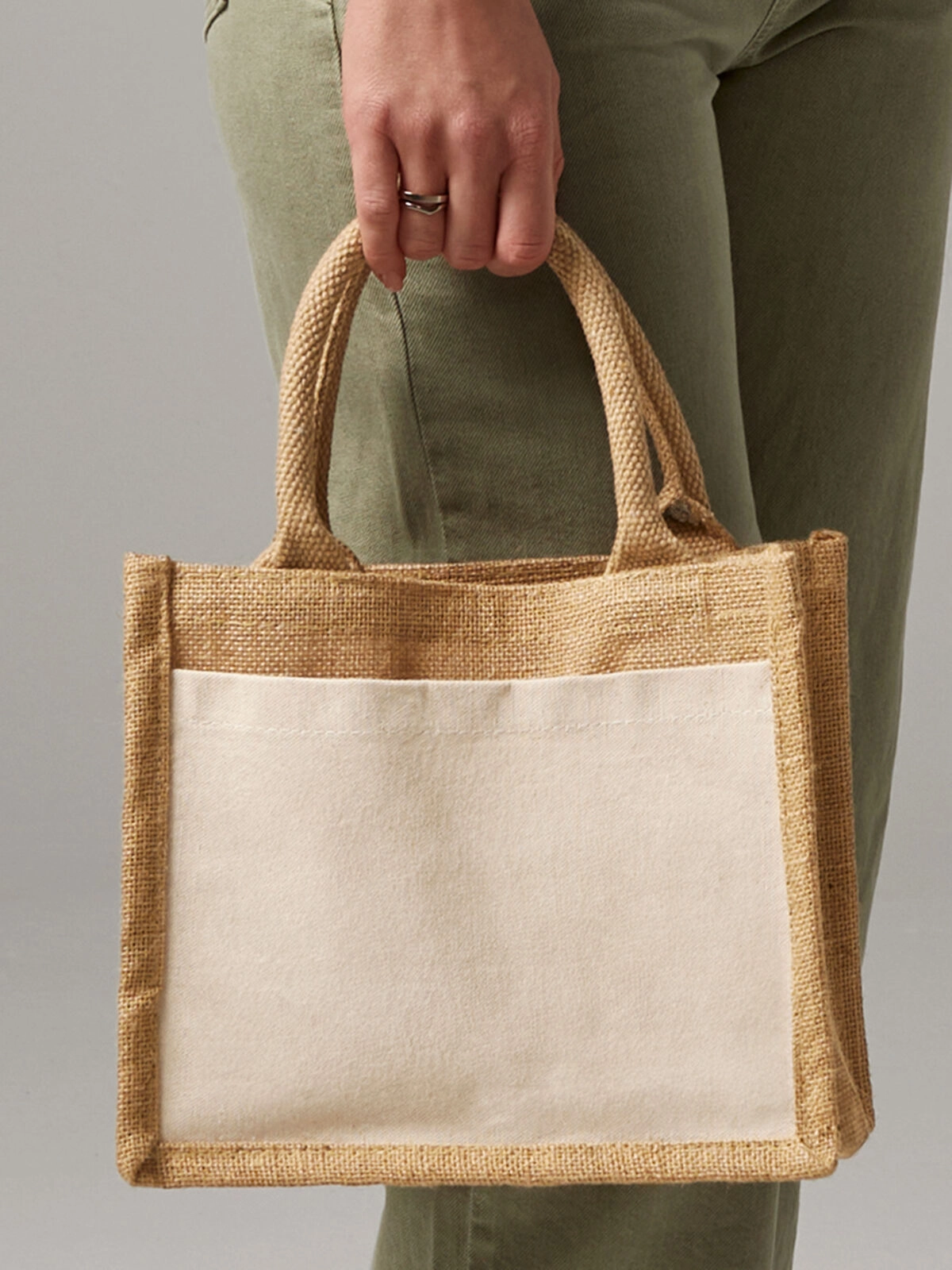 Immagine Cotton Pocket Jute Gift Bag