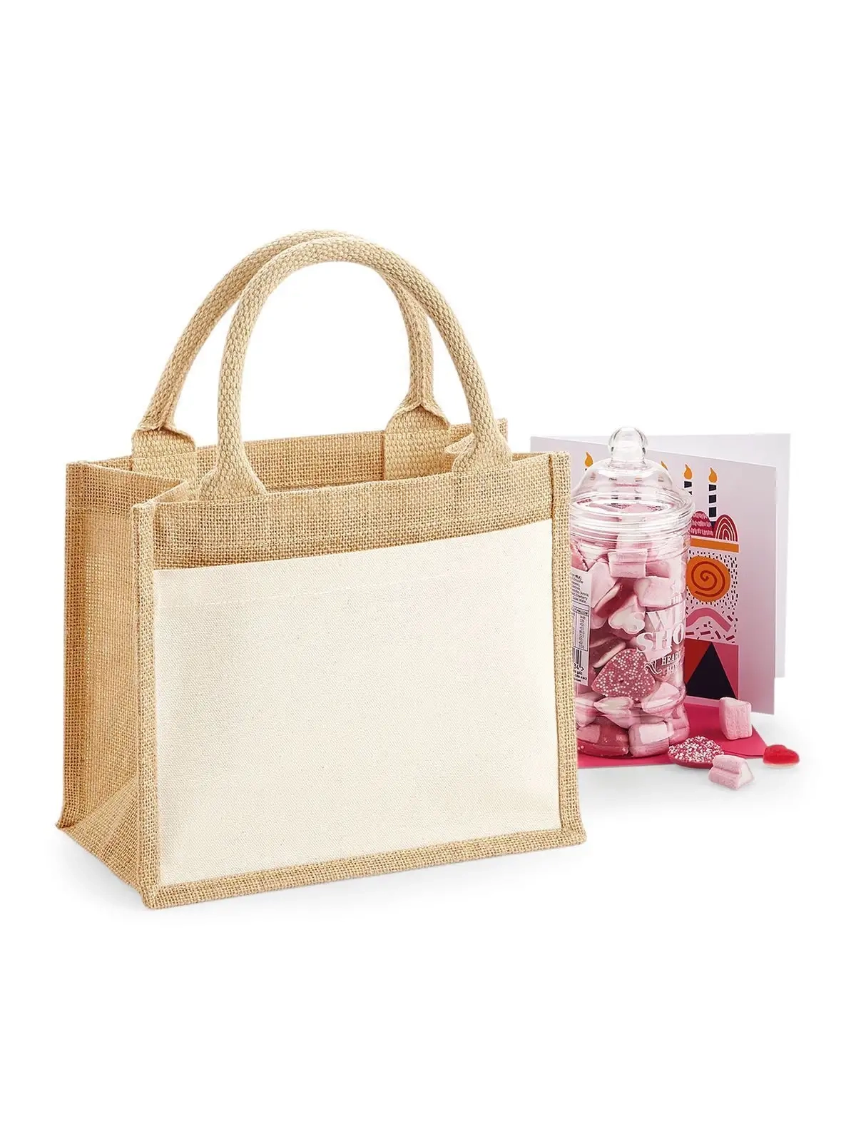 Immagine Cotton Pocket Jute Gift Bag