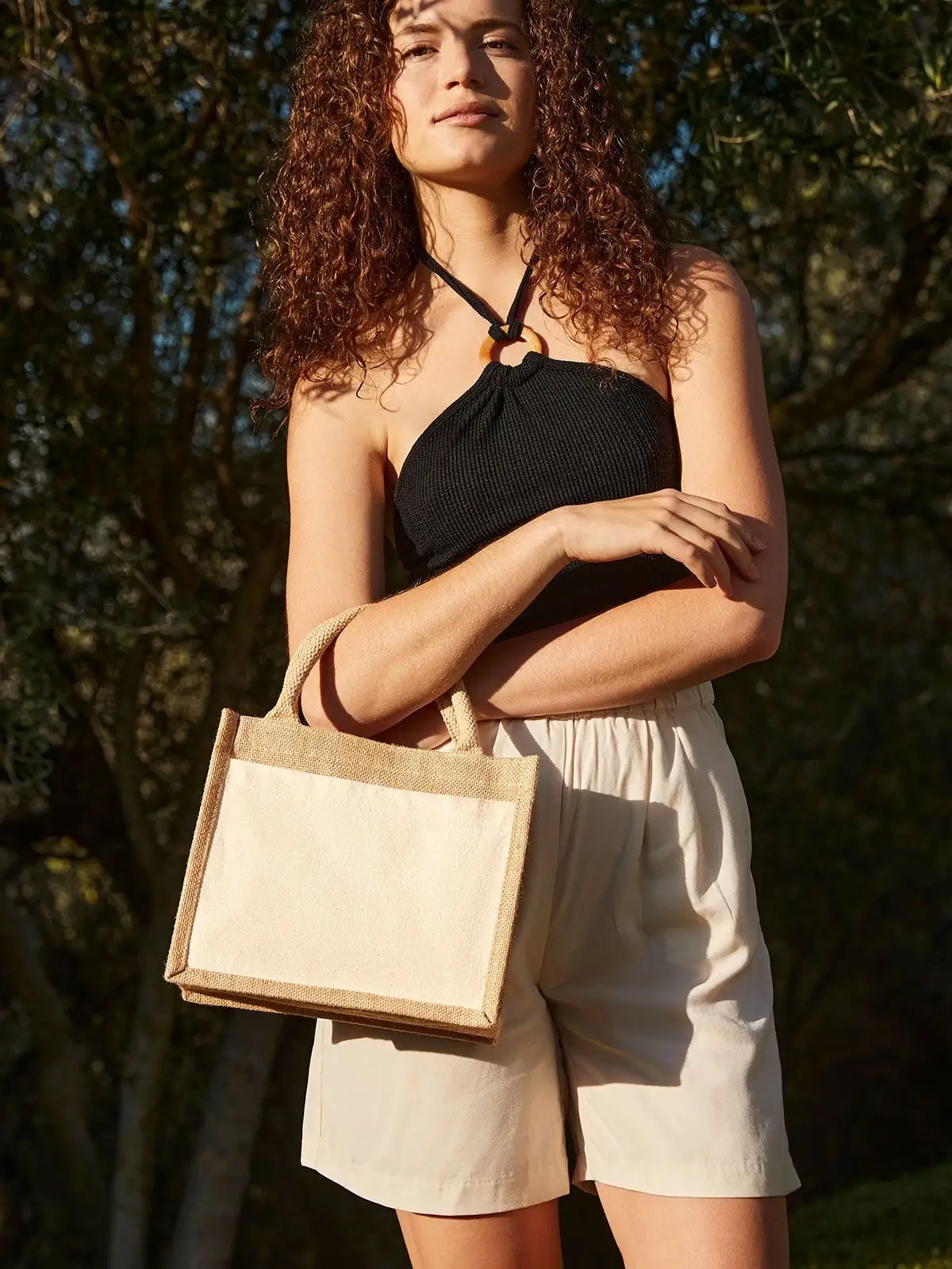 Immagine Cotton Pocket Jute Gift Bag