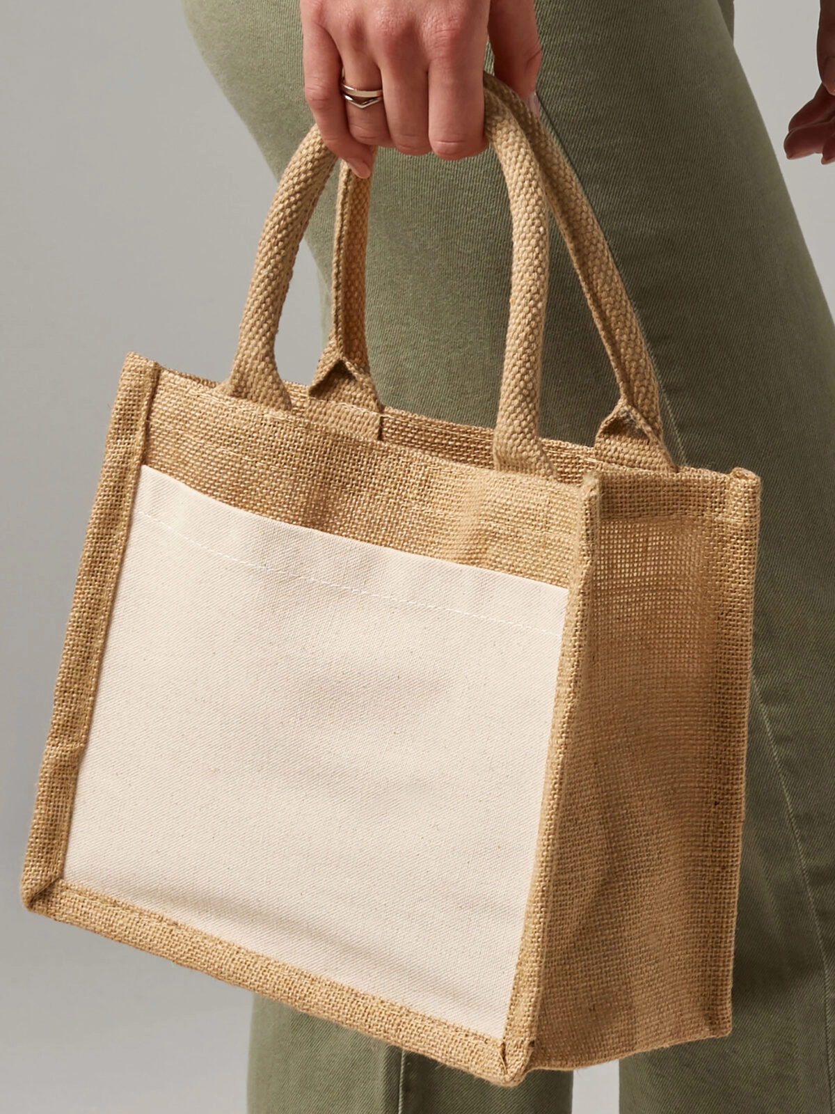 Immagine Cotton Pocket Jute Gift Bag