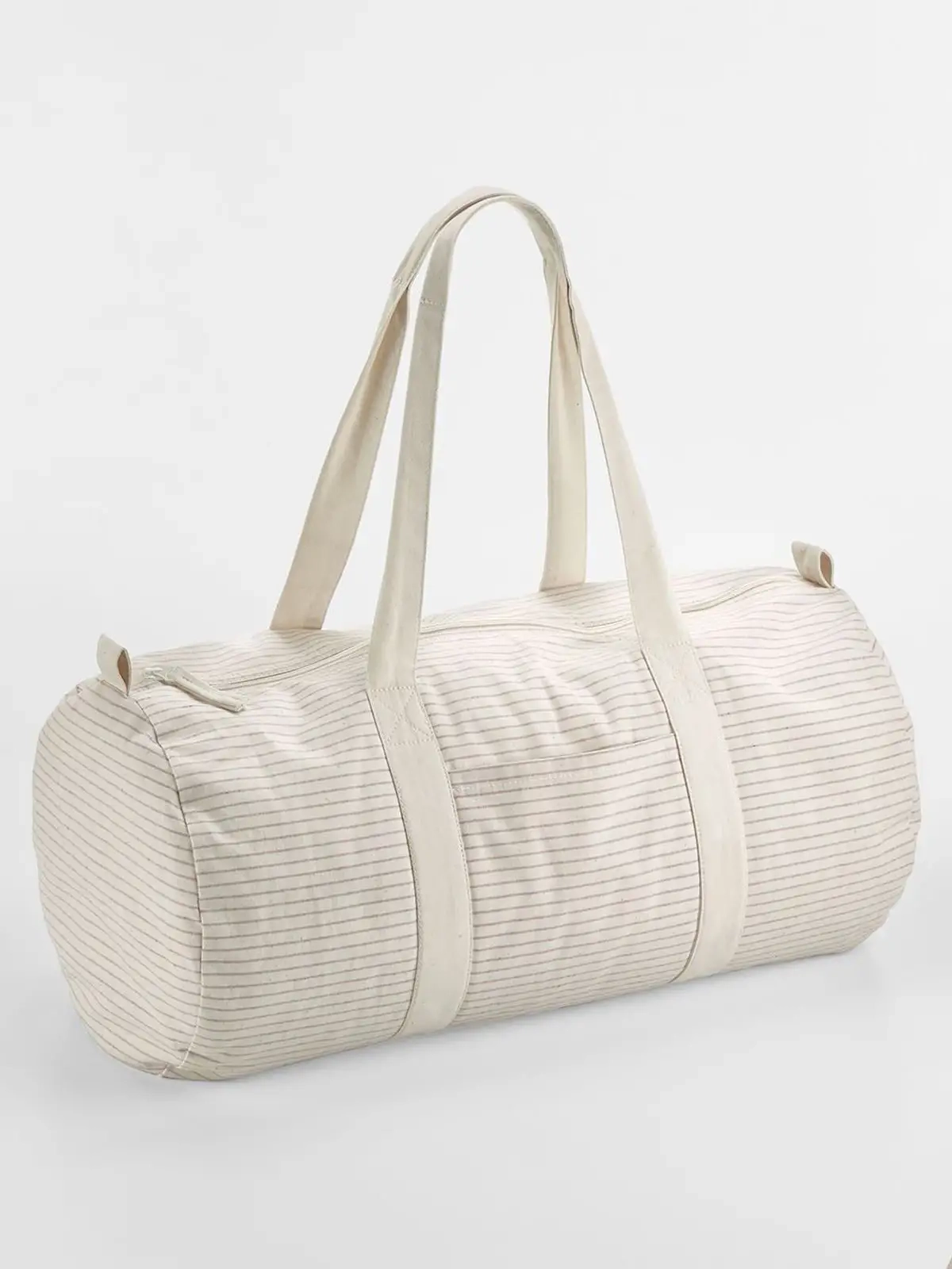 Immagine Striped Organic Cotton Barrel Bag