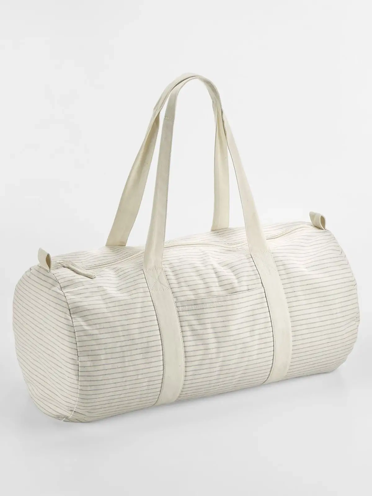 Immagine Striped Organic Cotton Barrel Bag