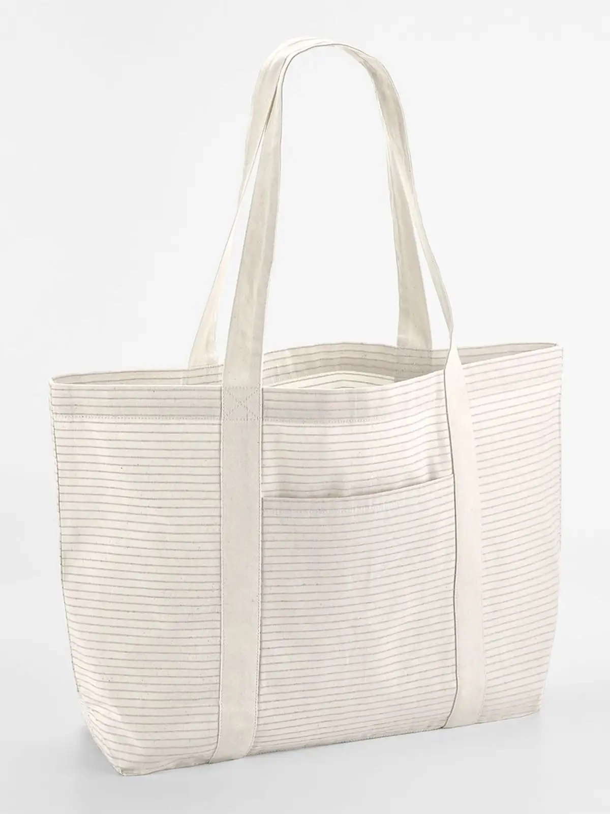 Immagine Striped Organic Cotton Shopper