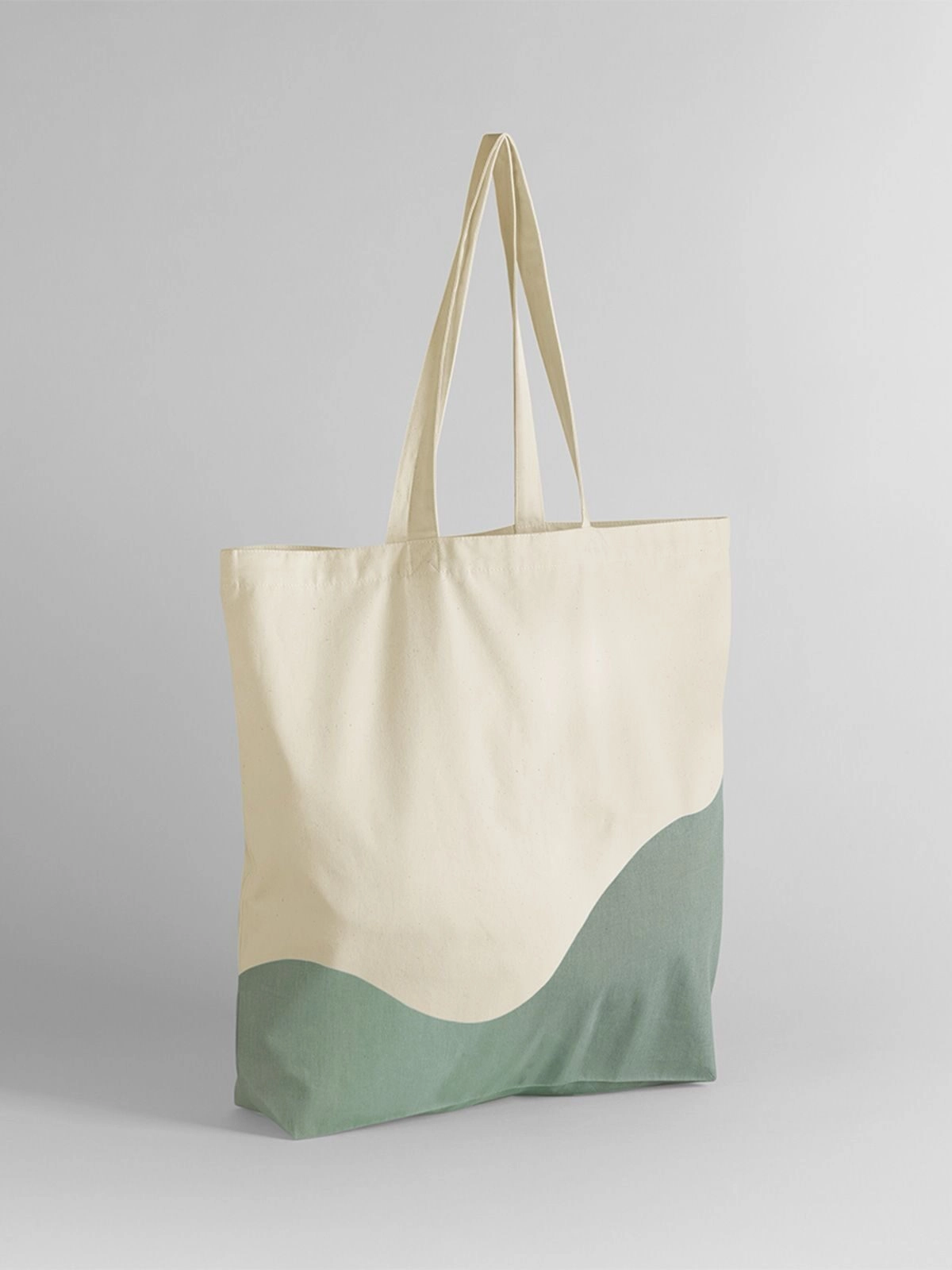 Immagine Organic Cotton Wave Print Maxi Tote