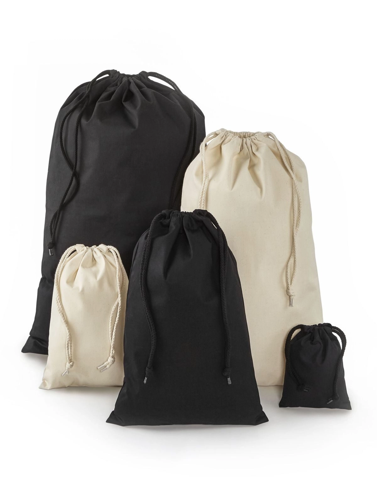 Immagine Sacchetti con chiusura a doppia coulisse, in cotone di alta qualità - Stuff Bag XS