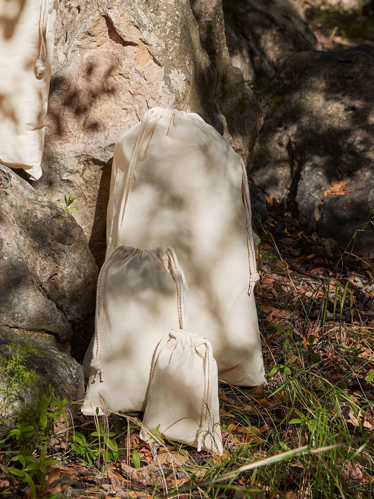 Immagine Sacchetti con chiusura a doppia coulisse - Premium Cotton Stuff Bag L