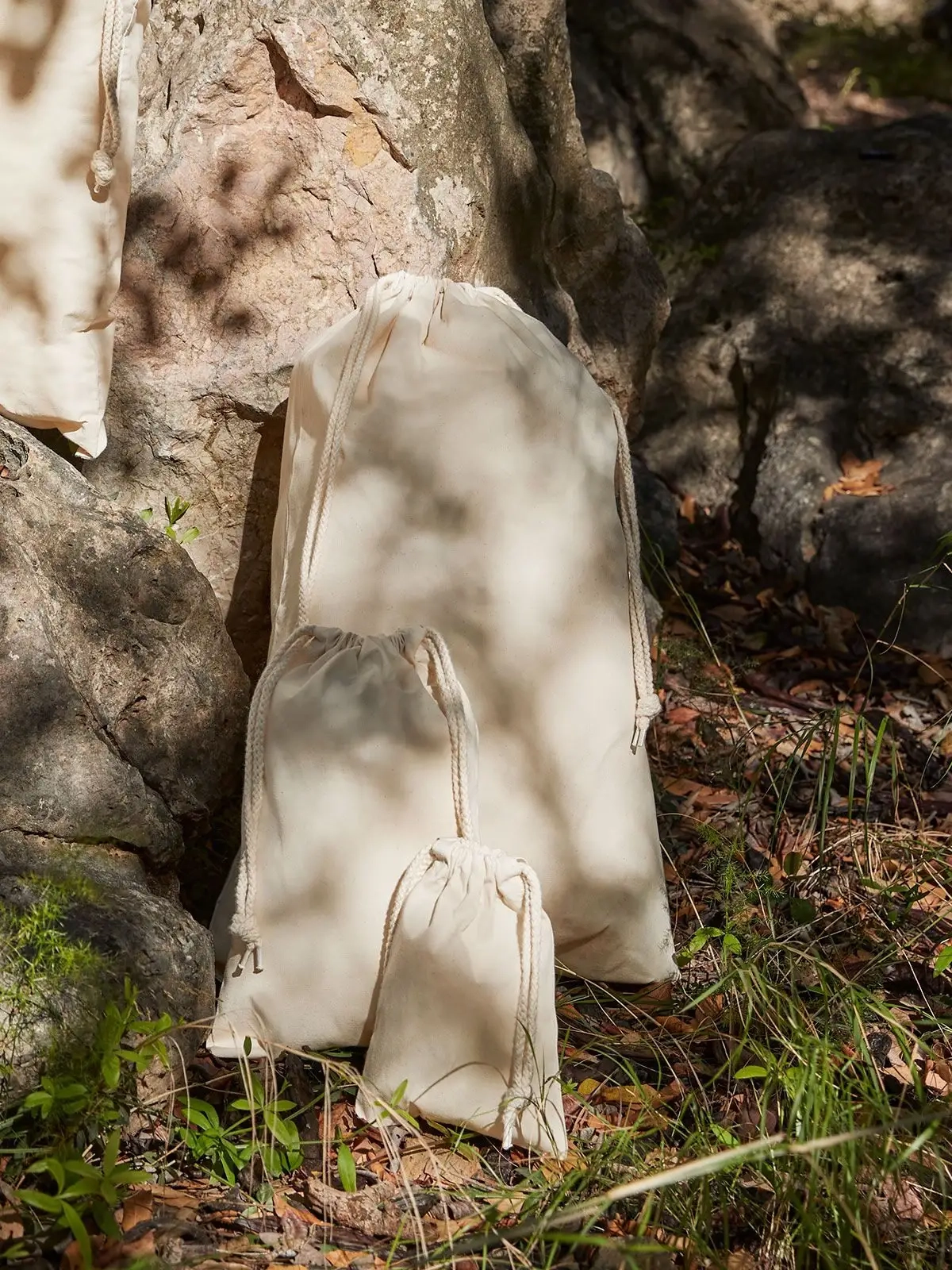 Immagine Sacchetti con chiusura a doppia coulisse - Premium Cotton Stuff Bag L