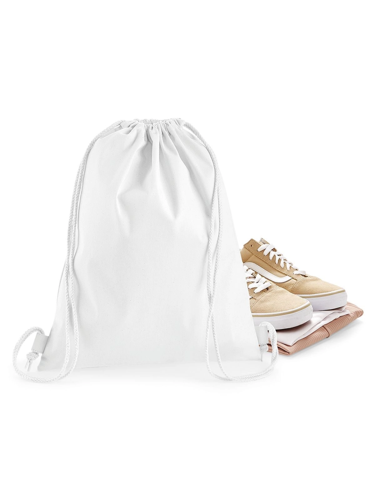 Immagine Sacca con chiusura a cordino. - Premium Cotton Gymsac