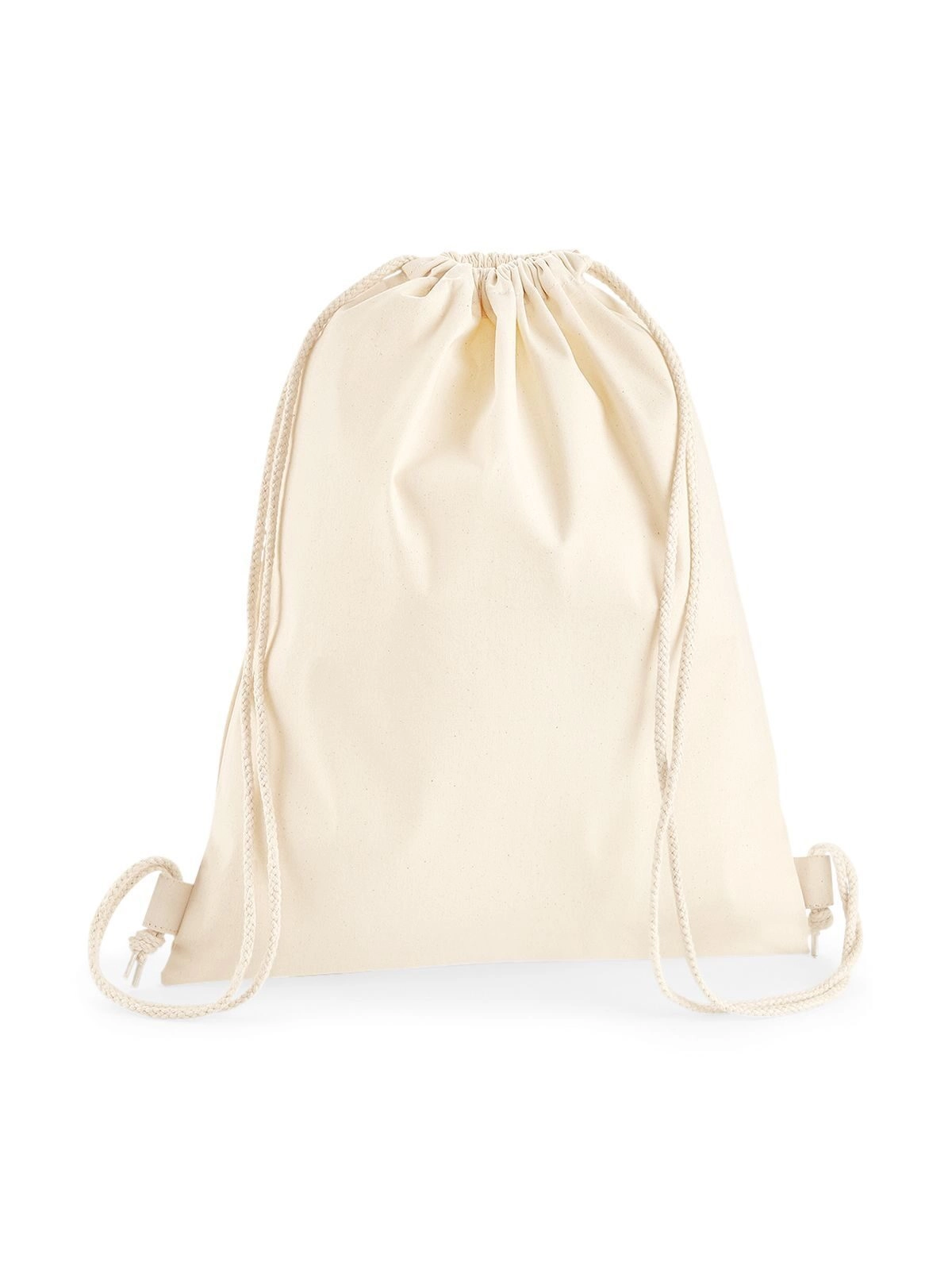 Immagine Sacca con chiusura a cordino. - Premium Cotton Gymsac