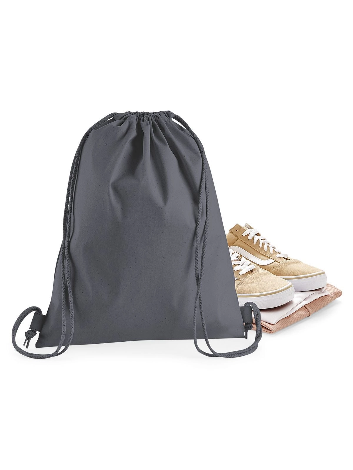 Immagine Sacca con chiusura a cordino. - Premium Cotton Gymsac