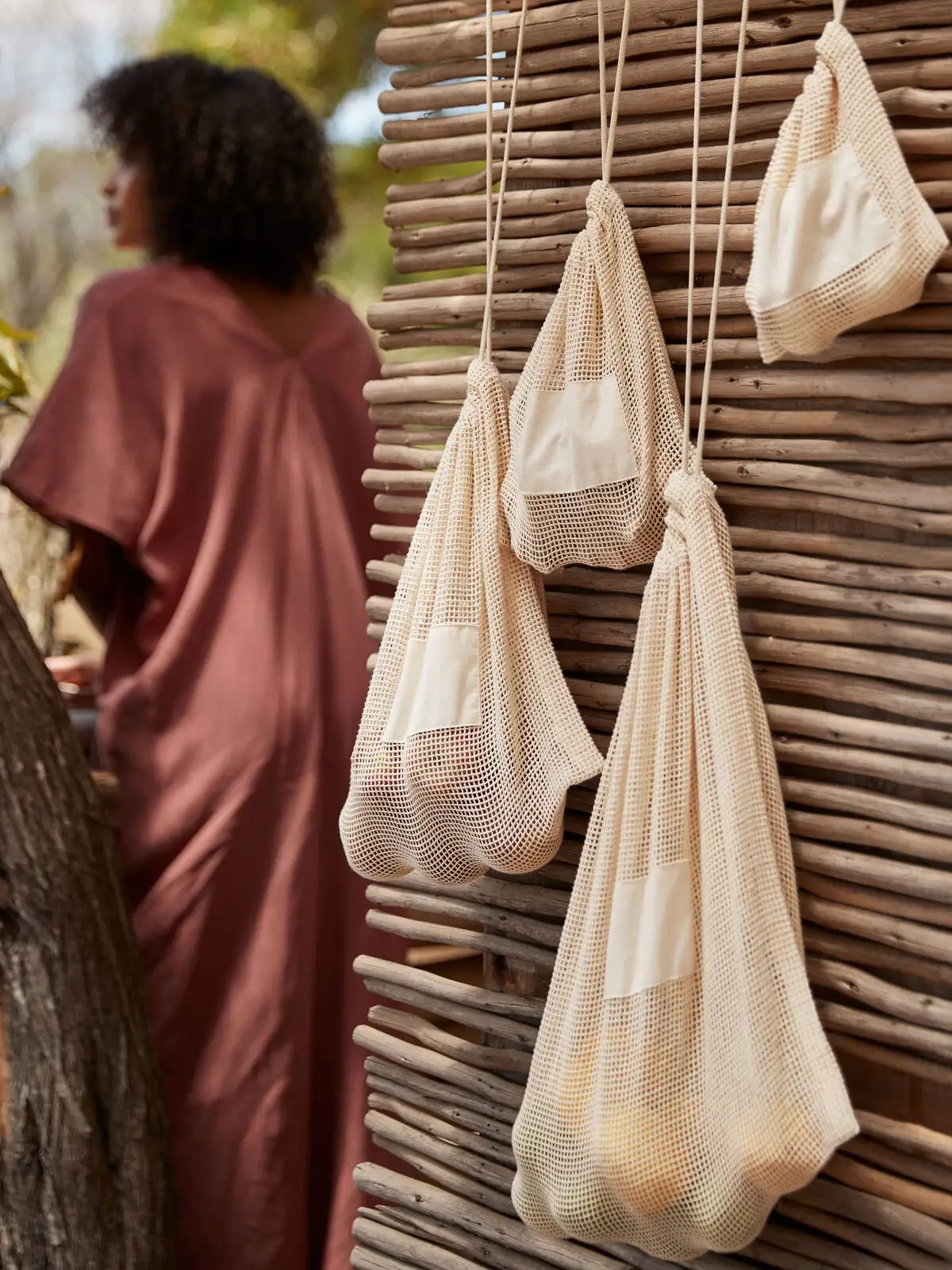 Immagine Sacca in cotone - Organic Cotton Mesh Sacks 