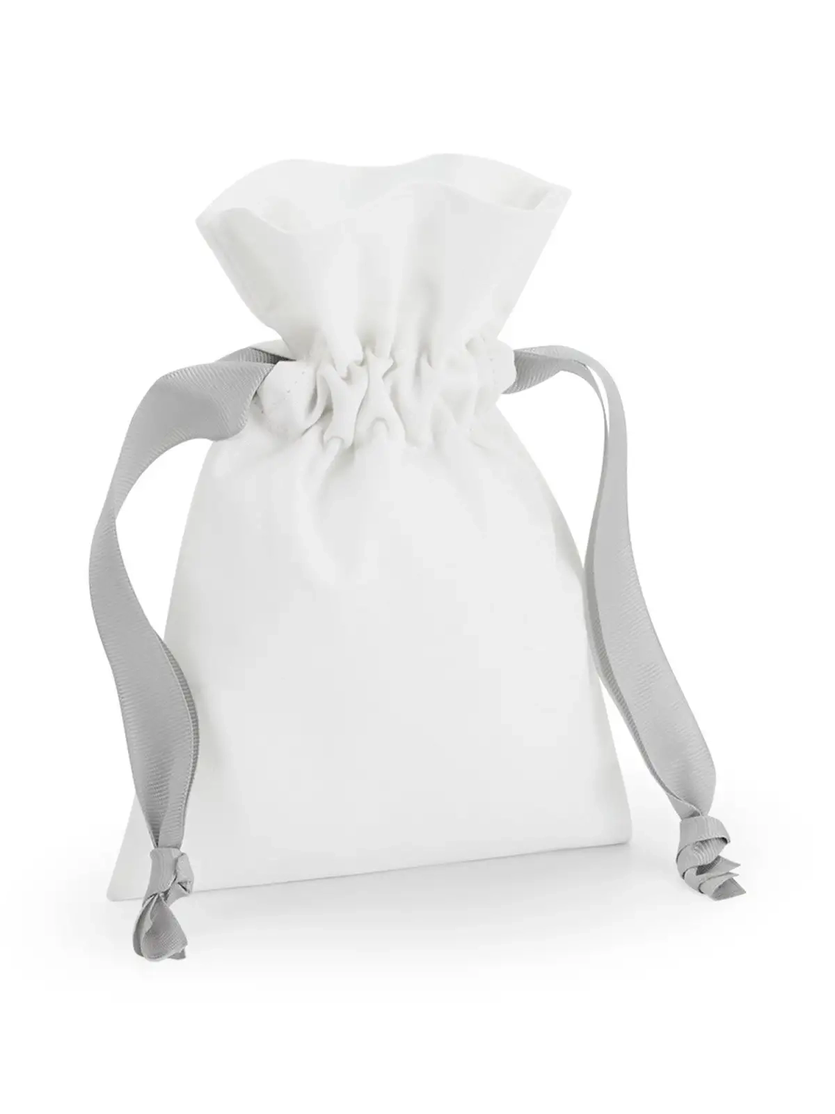 Immagine Sacca in Cottone Gift Bag With Ribbon Drawstring