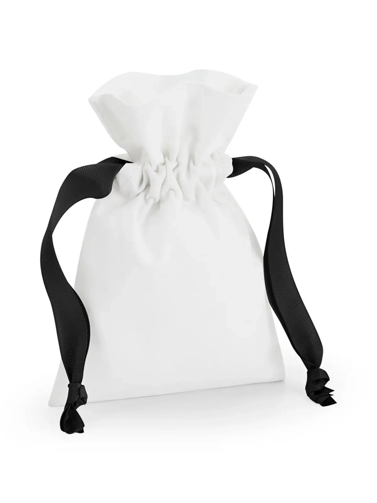 Immagine Sacca in Cottone Gift Bag With Ribbon Drawstring