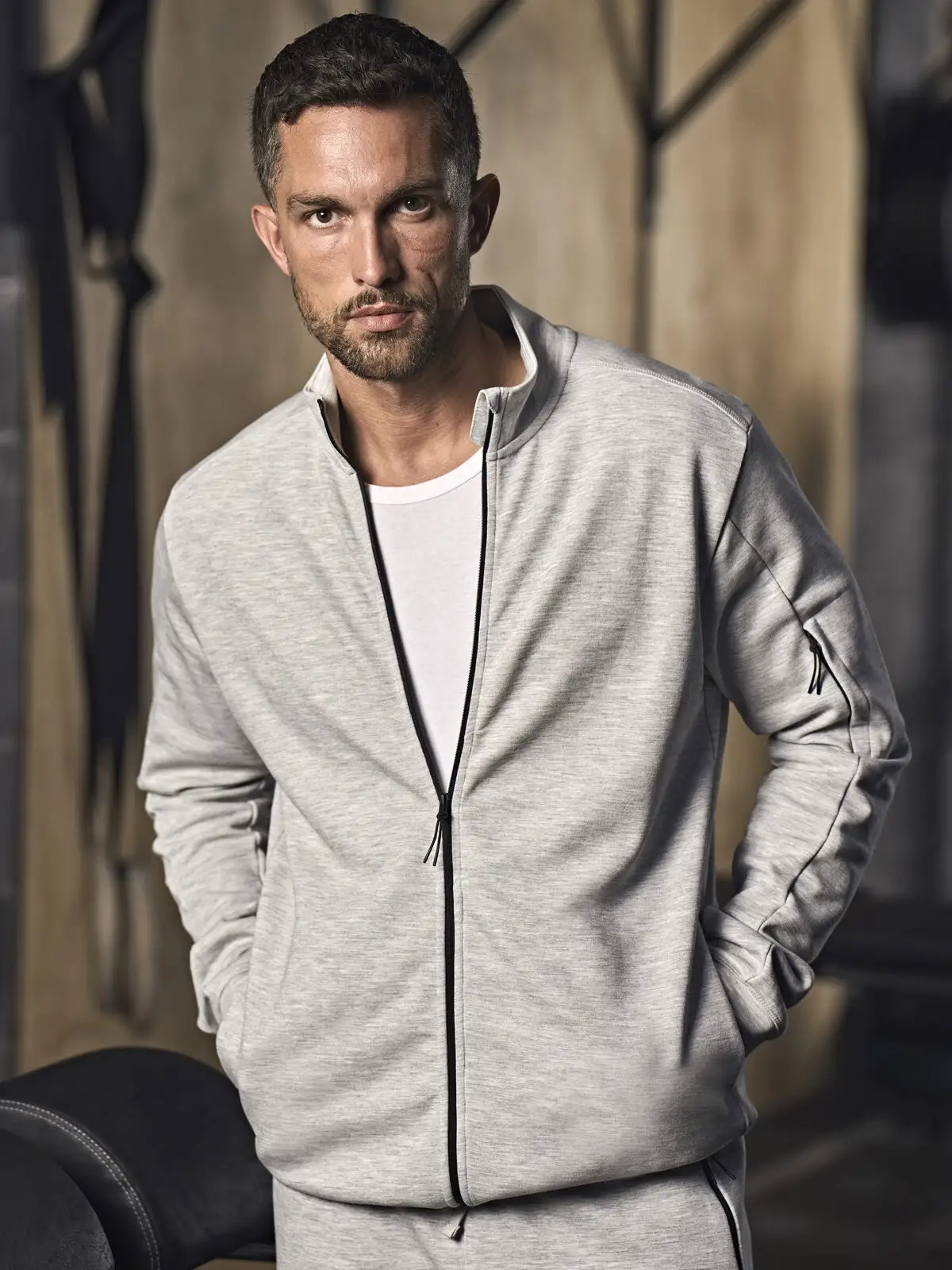Immagine Athletic Full Zip Cardigan