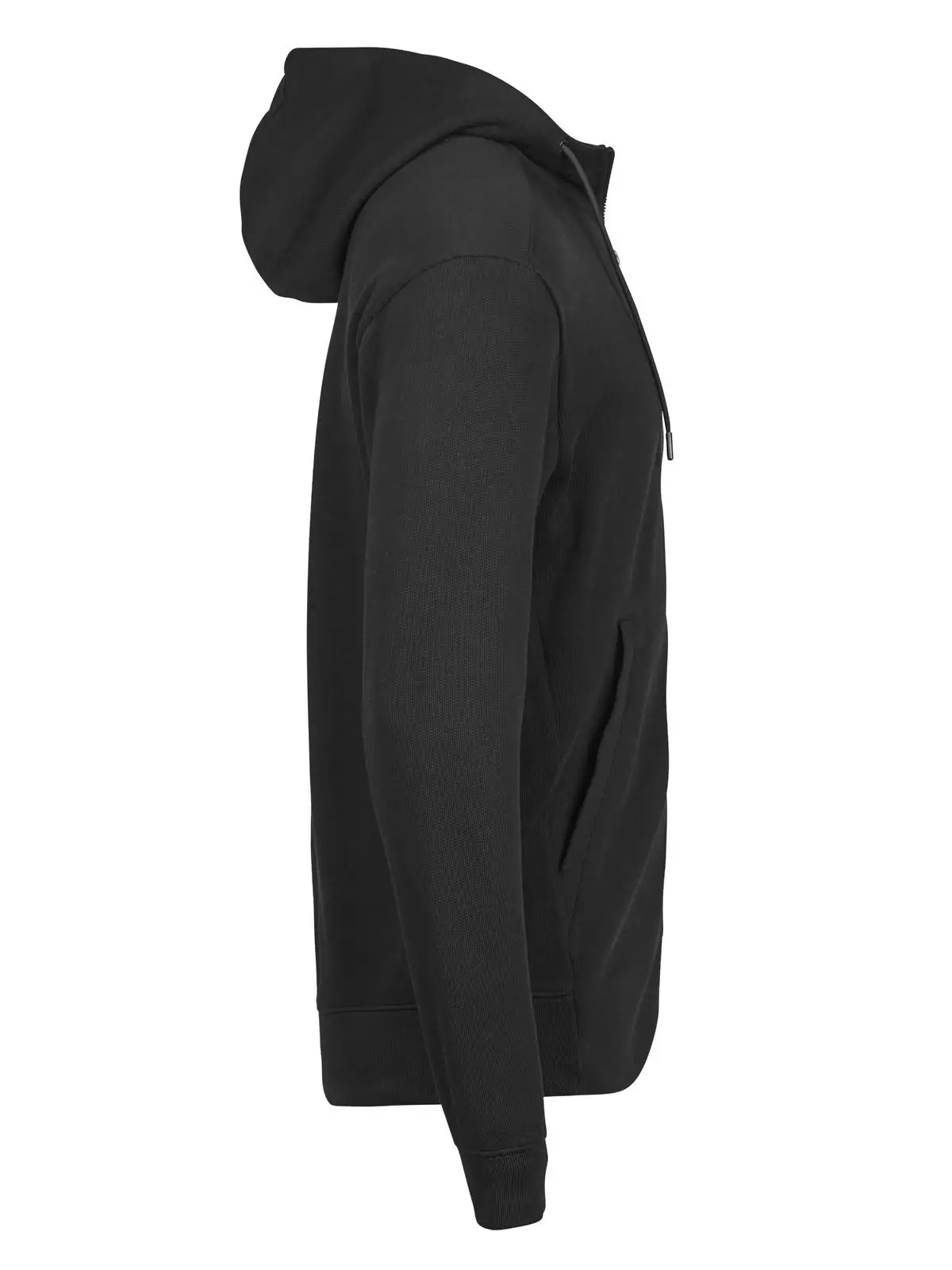 Immagine Ribbed Interlock Hooded Full Zip