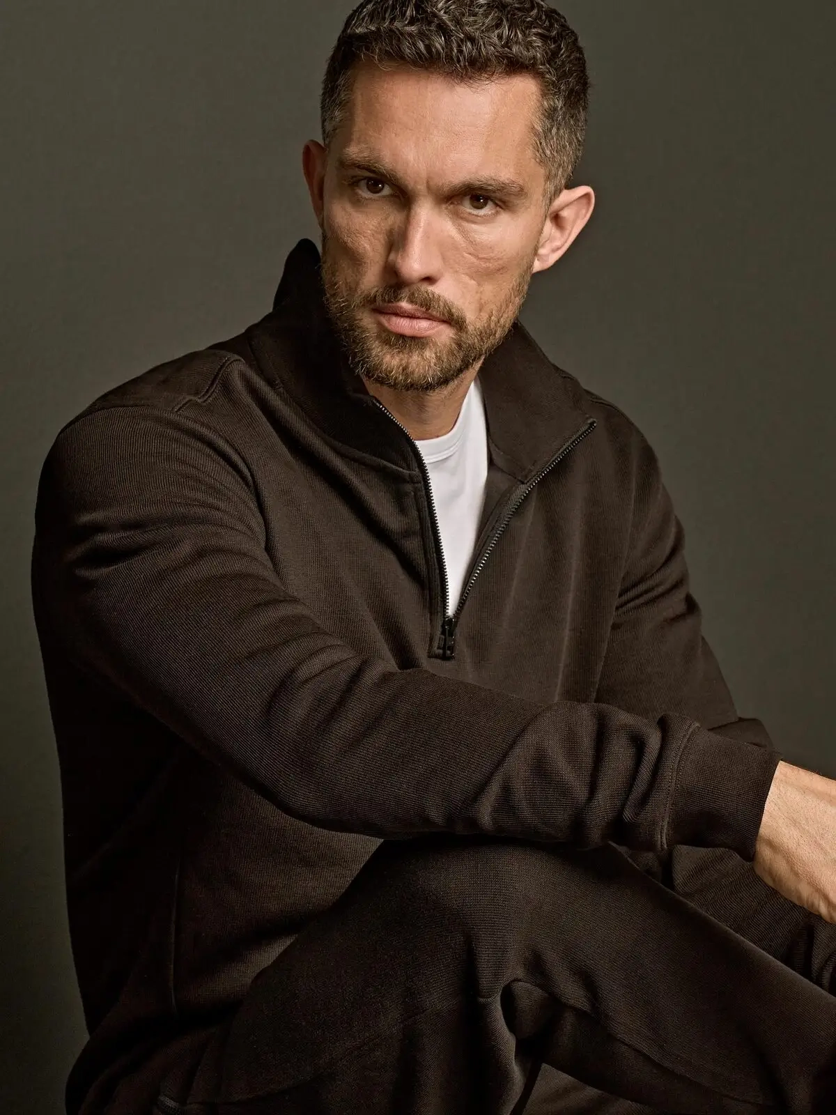 Immagine Ribbed Interlock Half Zip