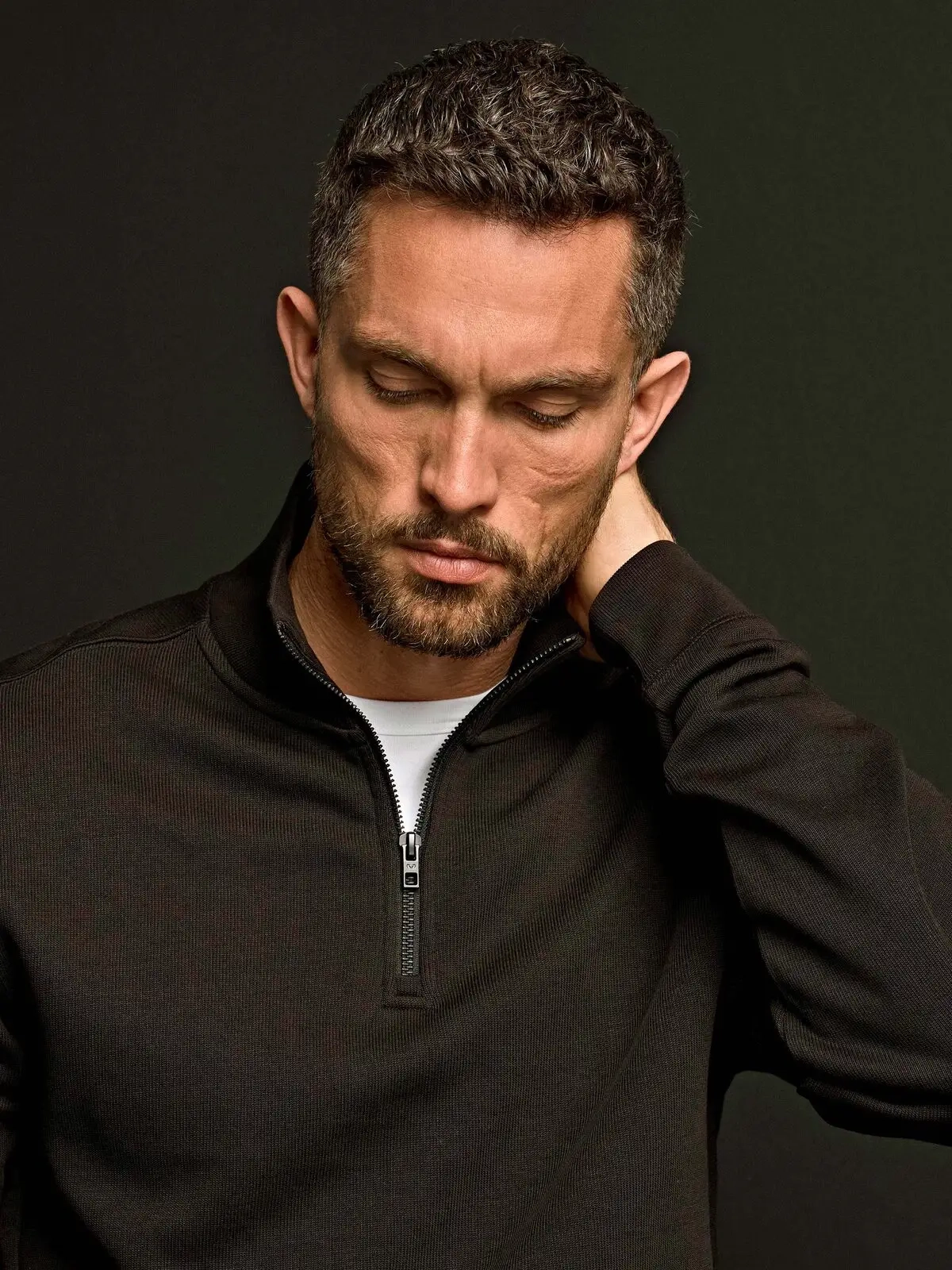 Immagine Ribbed Interlock Half Zip