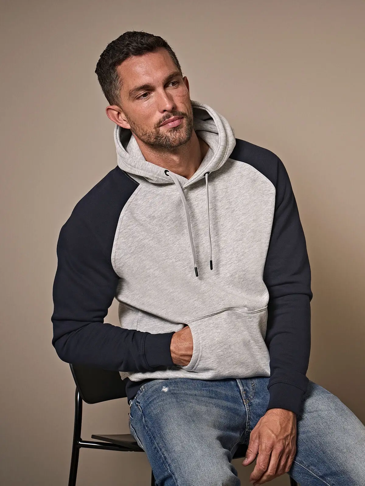 Immagine Two-Tone Hooded Sweatshirt