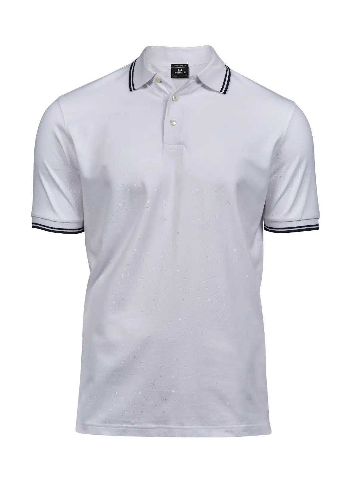 Immagine Luxury Stripe Stretch Polo