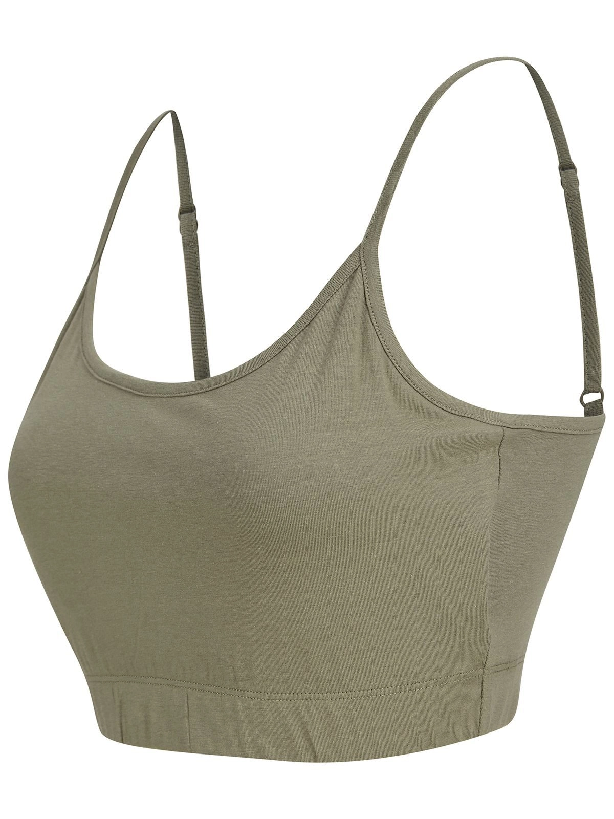 Immagine Women's Sustainable Fashion Cropped Cami Top