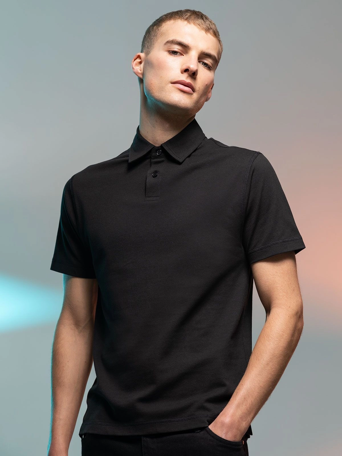 Immagine Men's Short Sleeved Stretch Polo