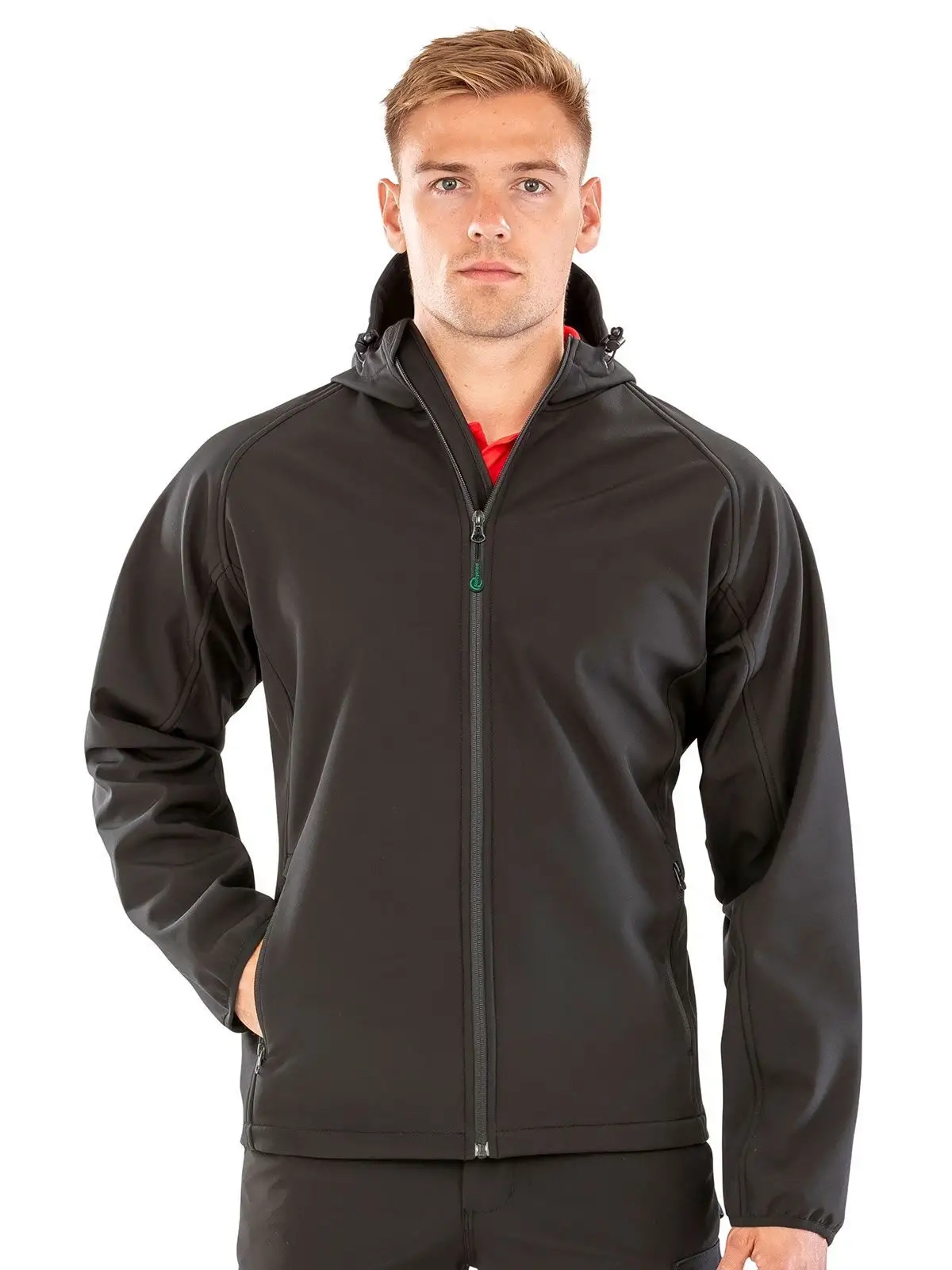 Immagine Recycled printable 3-layer hooded softshell