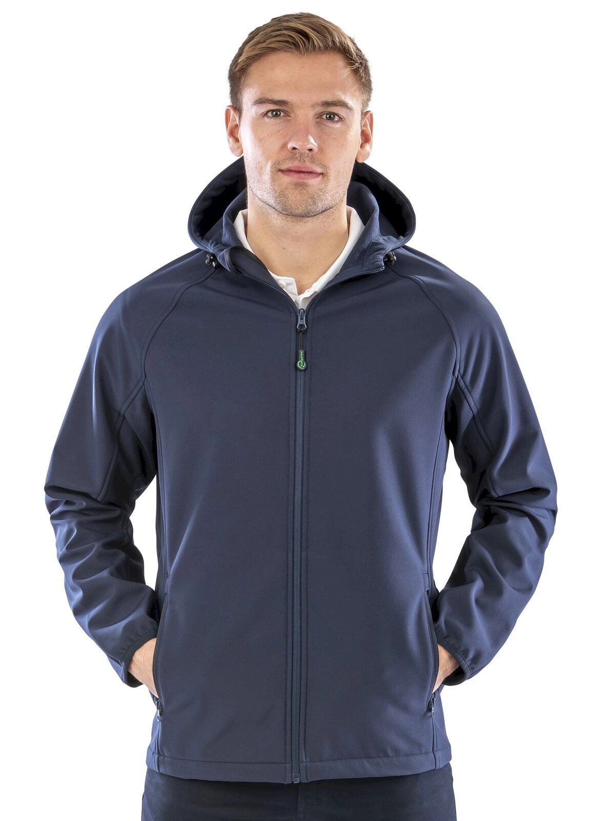Immagine Recycled printable 3-layer hooded softshell