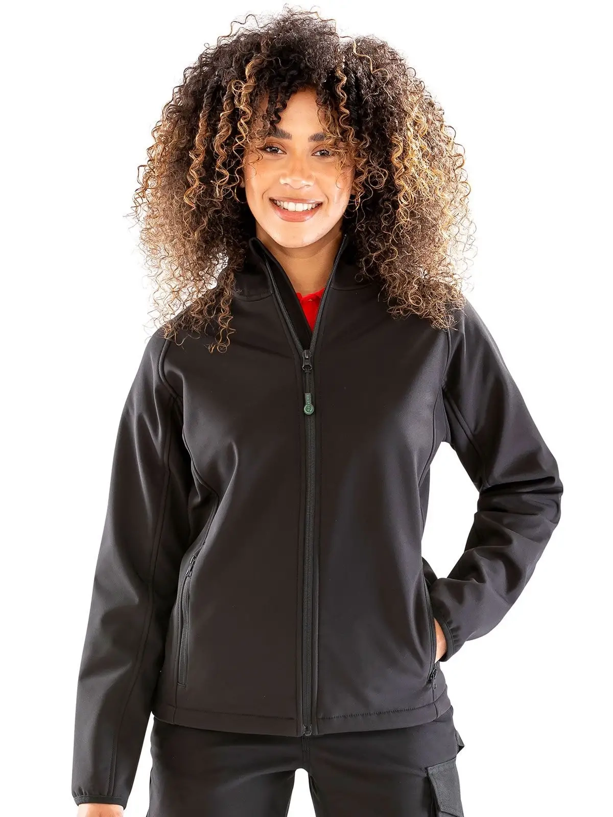 Immagine Recycled printable 3-layer hooded softshell