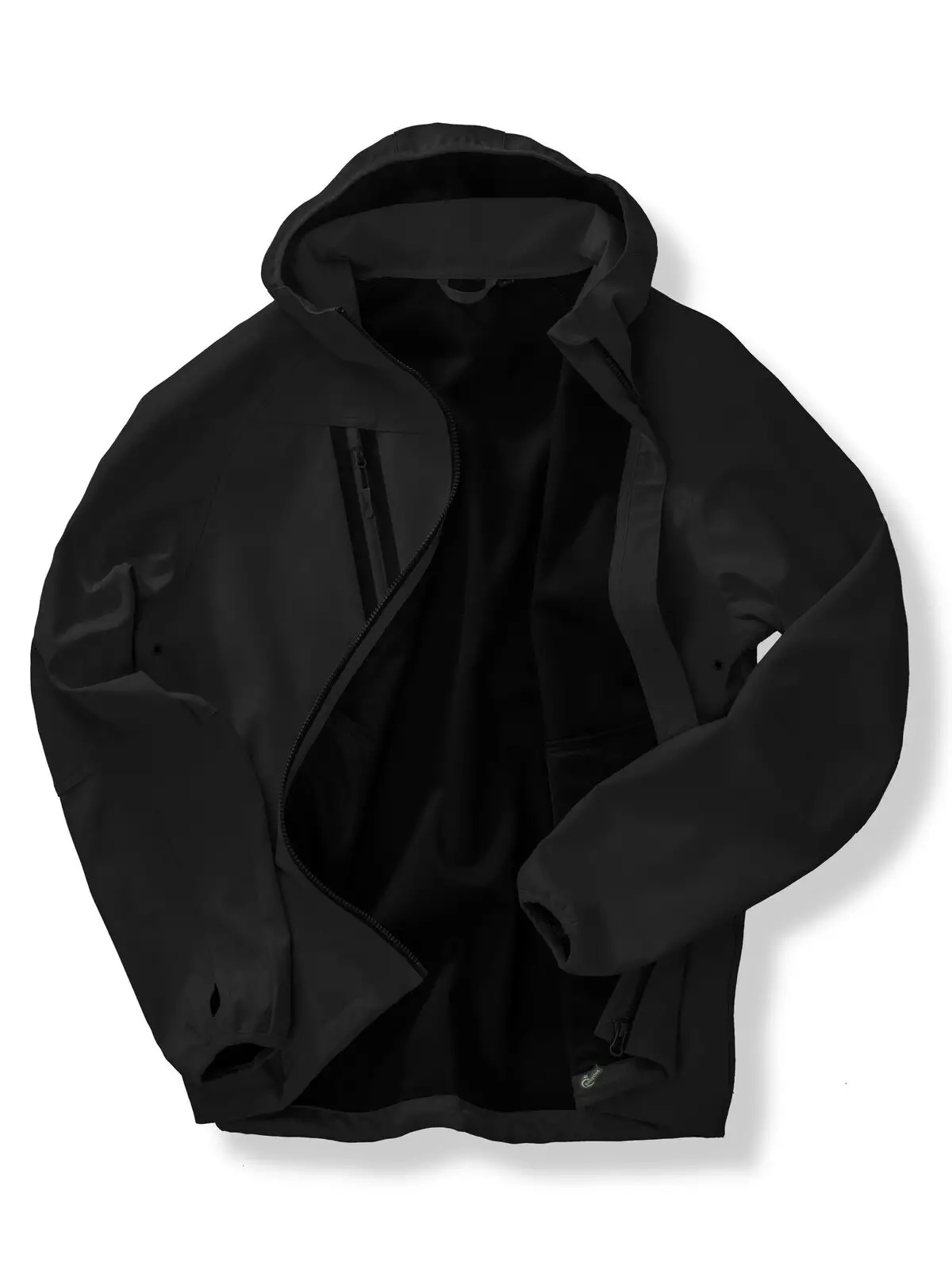 Immagine 3-layer recycled printable hooded softshell