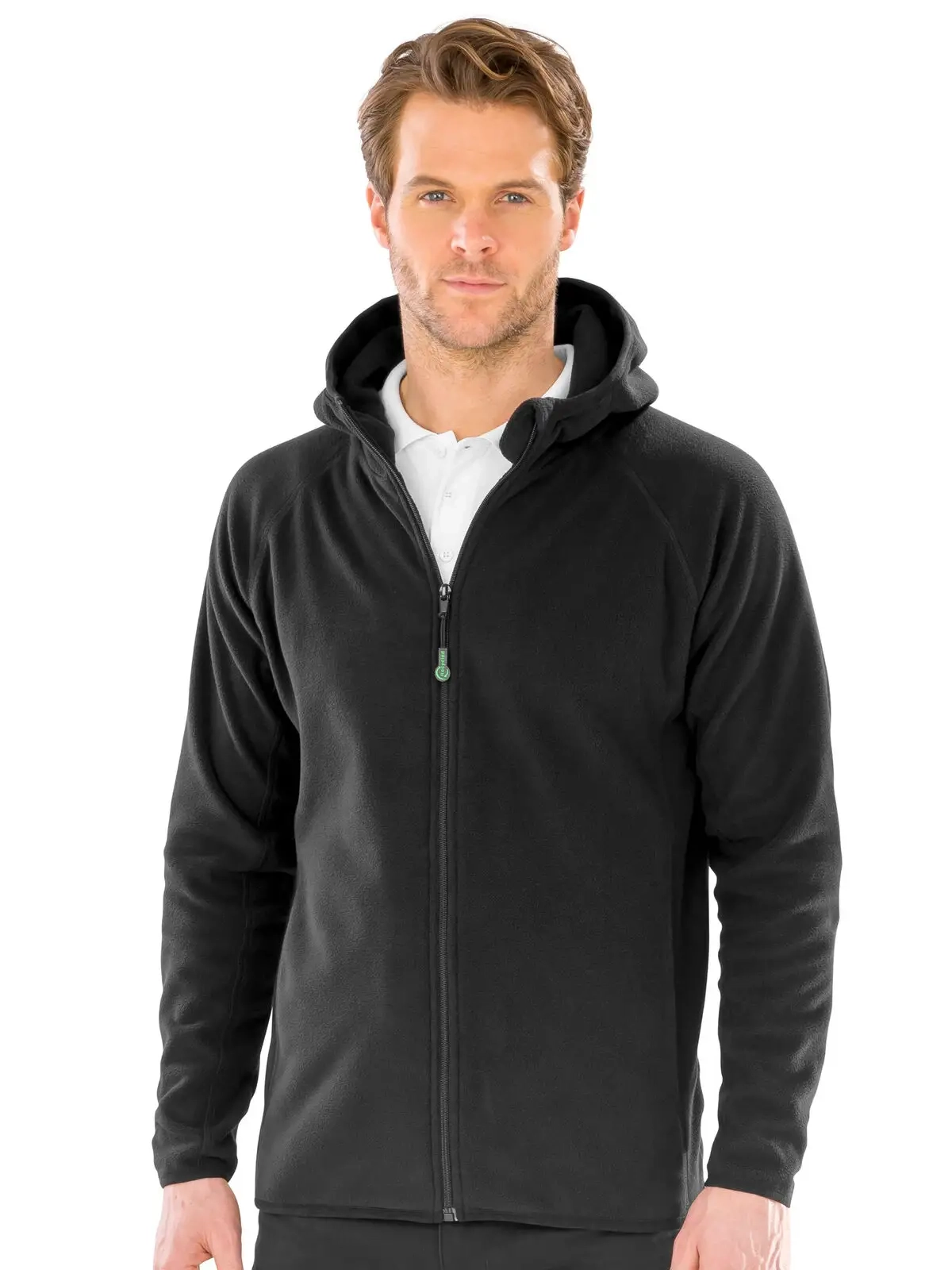 Immagine Hooded Recycled Microfleece Jacket