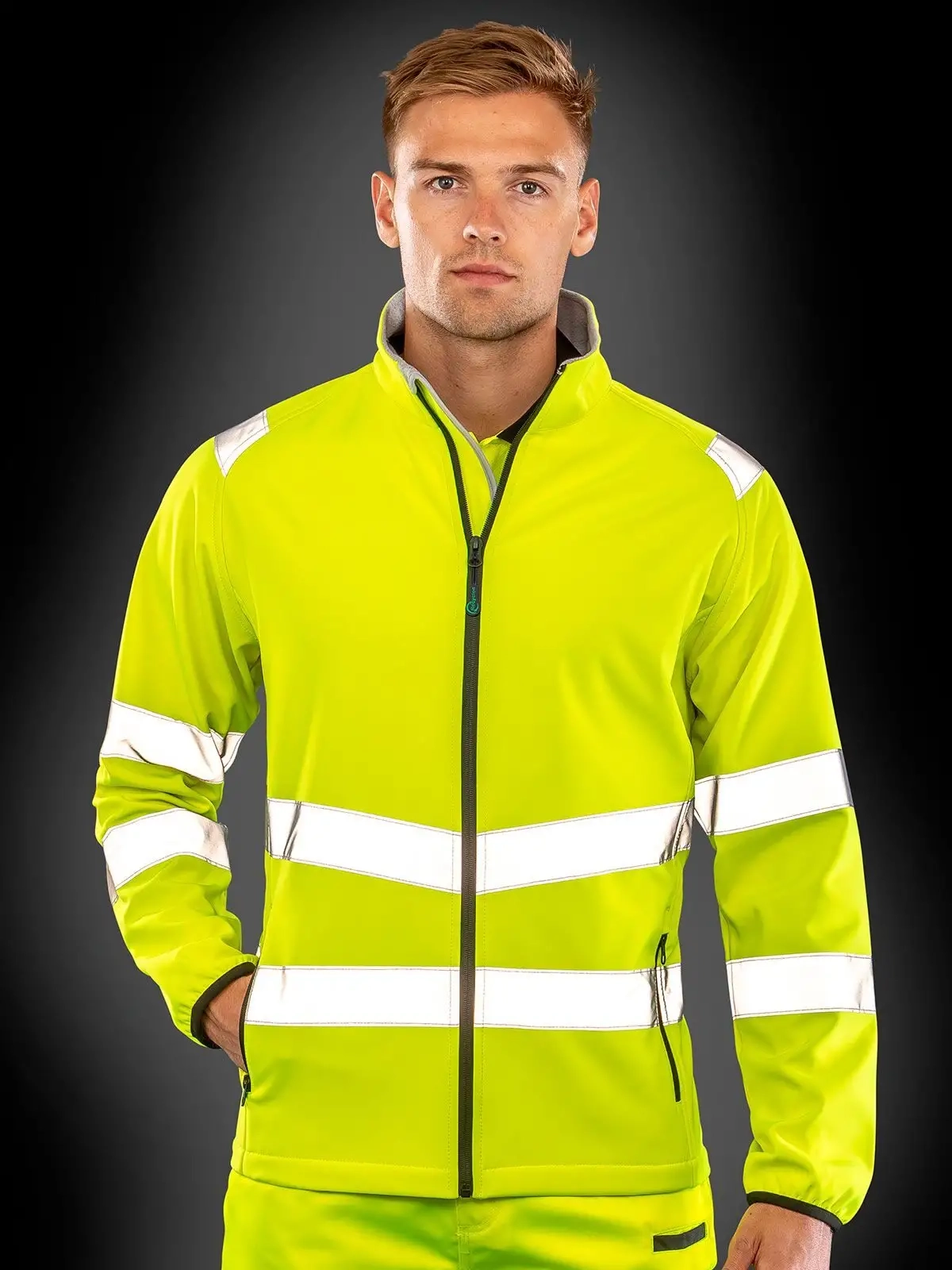 Immagine Recycled printable safety softshell