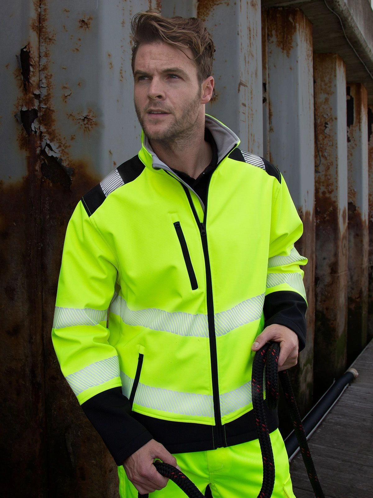 Immagine Printable Ripstop Safety Softshell