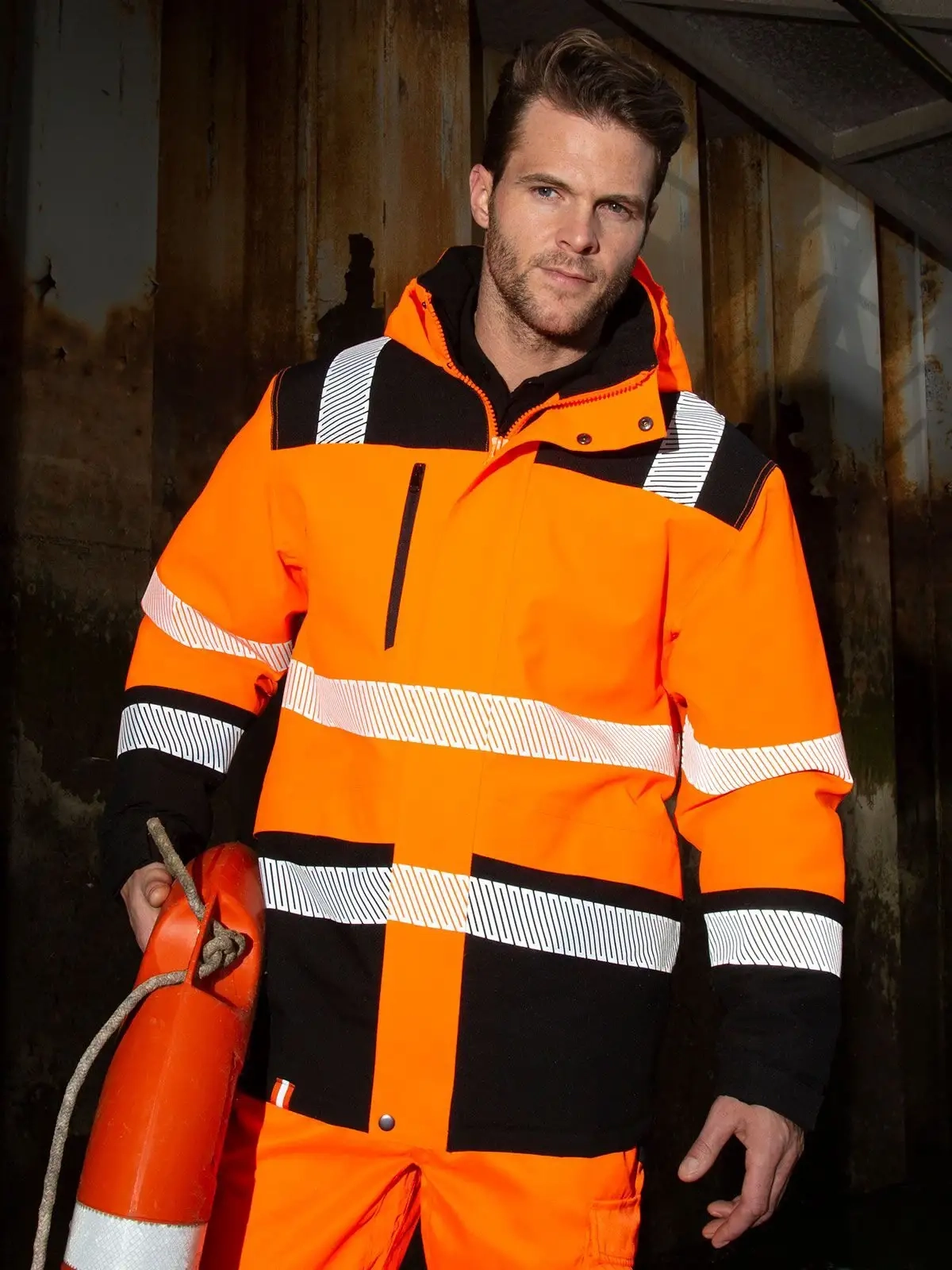 Immagine Printable Waterproof Softshell Safety Coat