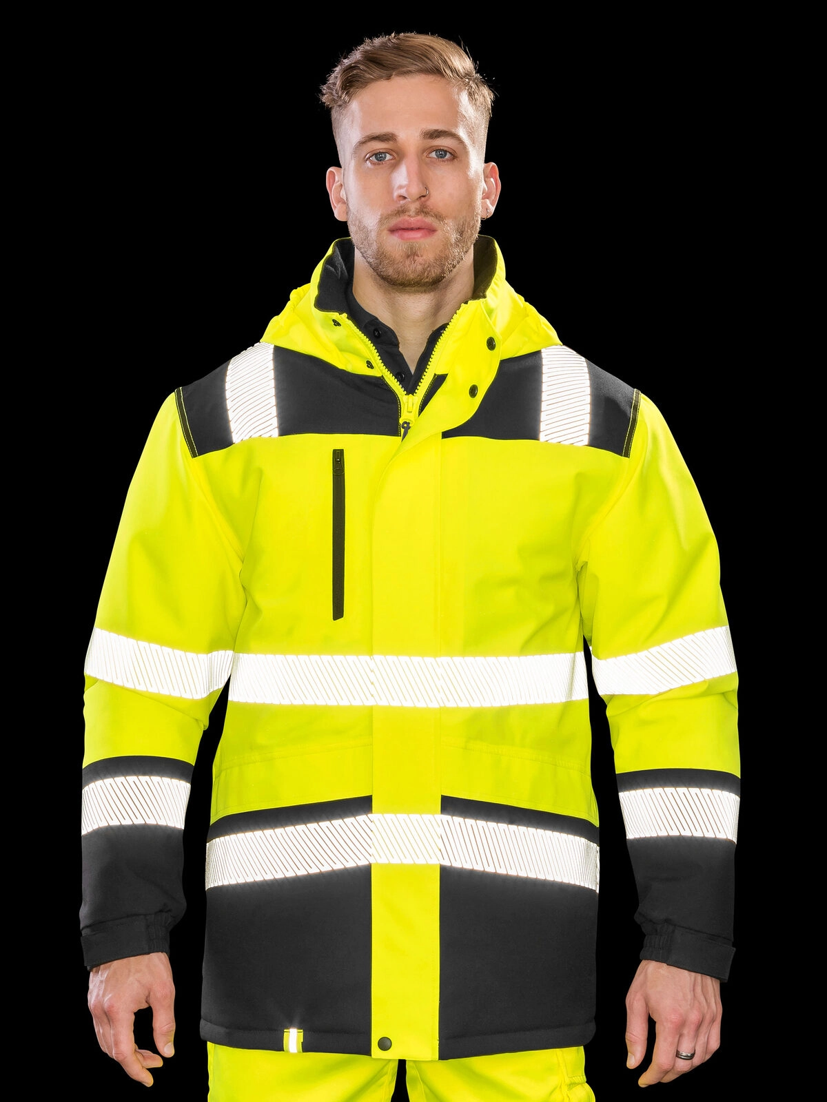 Immagine Printable Waterproof Softshell Safety Coat