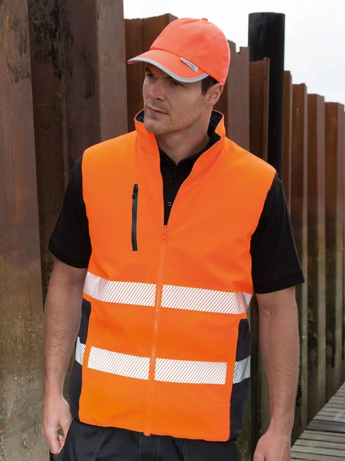 Immagine Reversible Soft Padded Safety Gilet