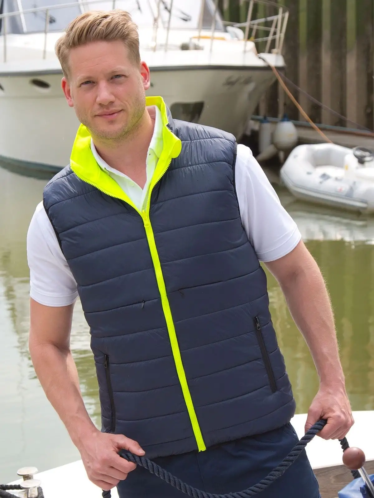 Immagine Reversible Soft Padded Safety Gilet