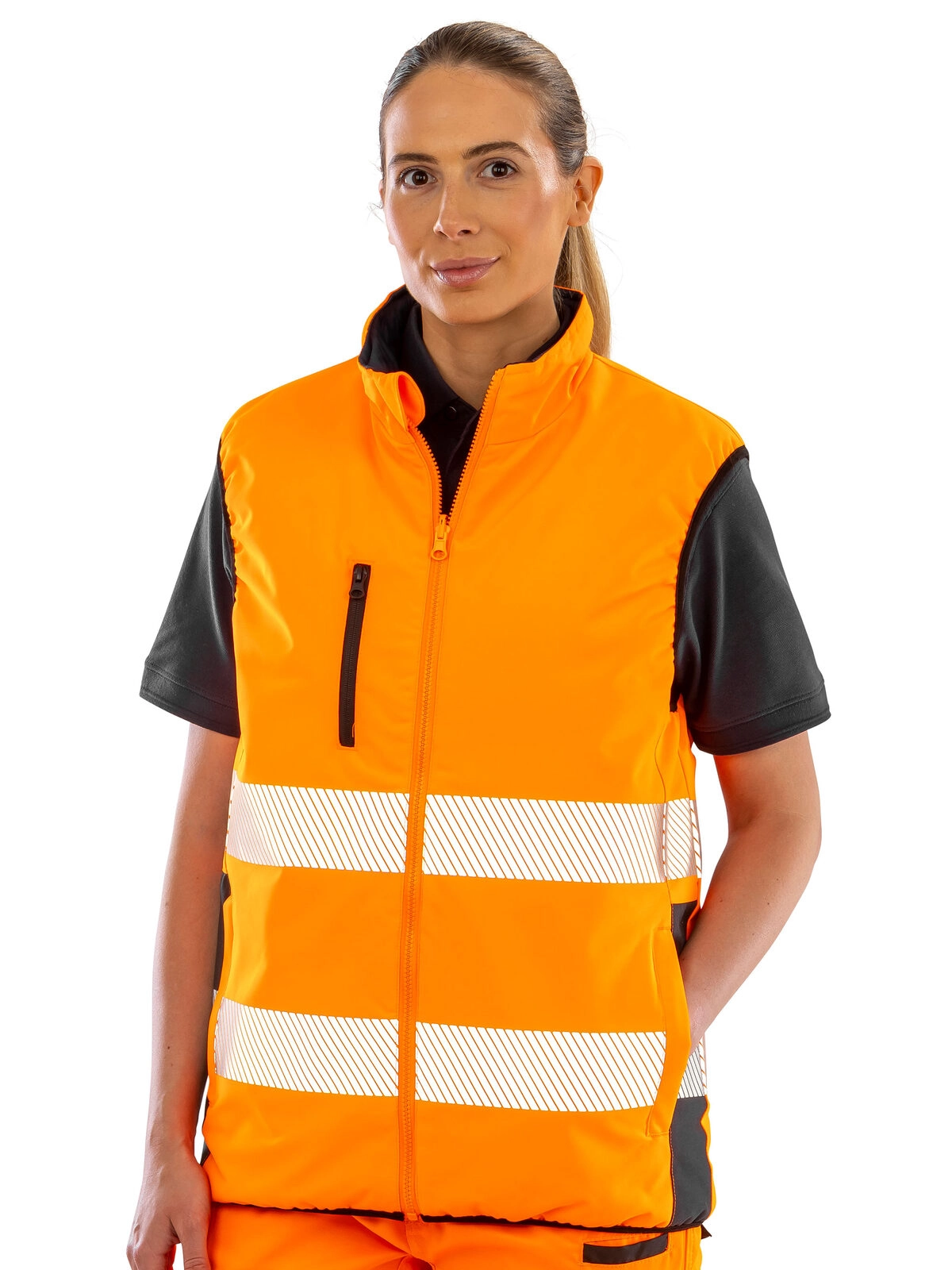 Immagine Reversible Soft Padded Safety Gilet