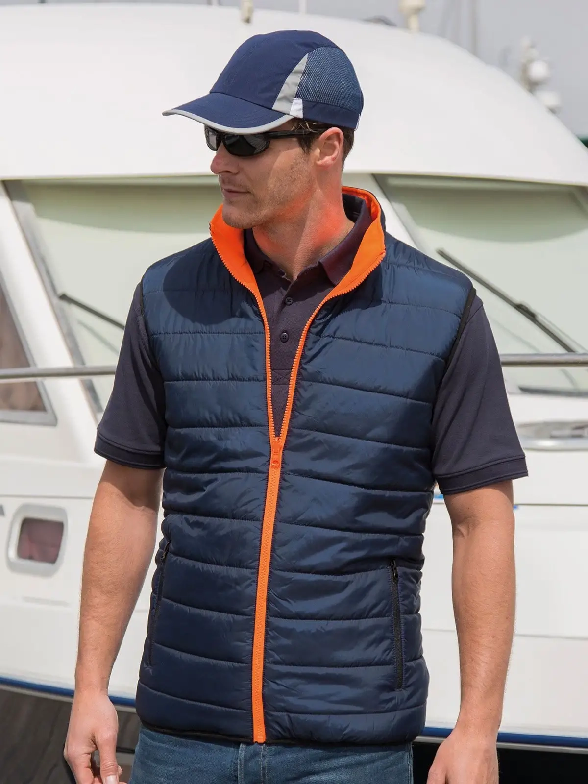 Immagine Reversible Soft Padded Safety Gilet