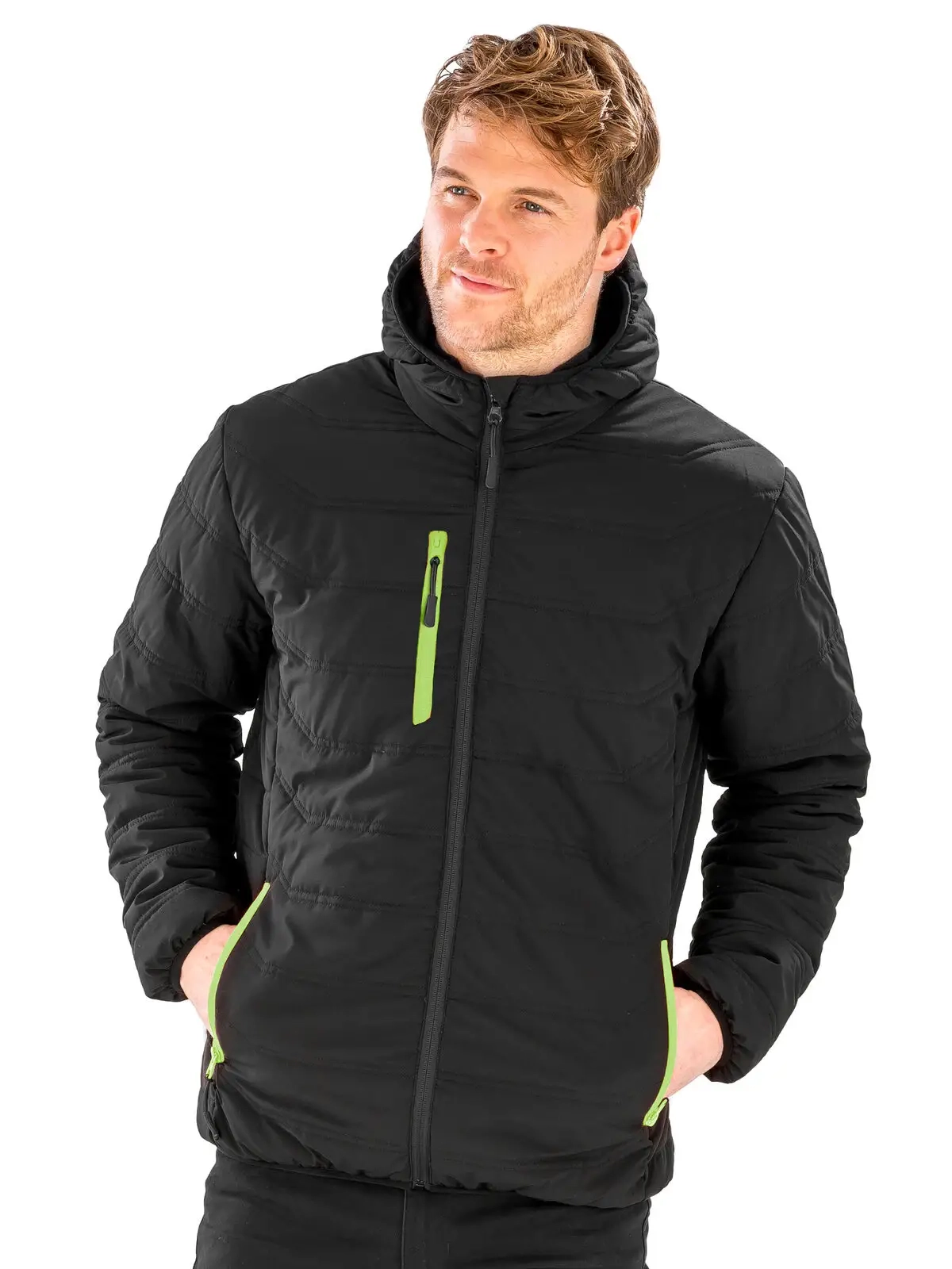 Immagine Black Compass Padded Winter Jacket