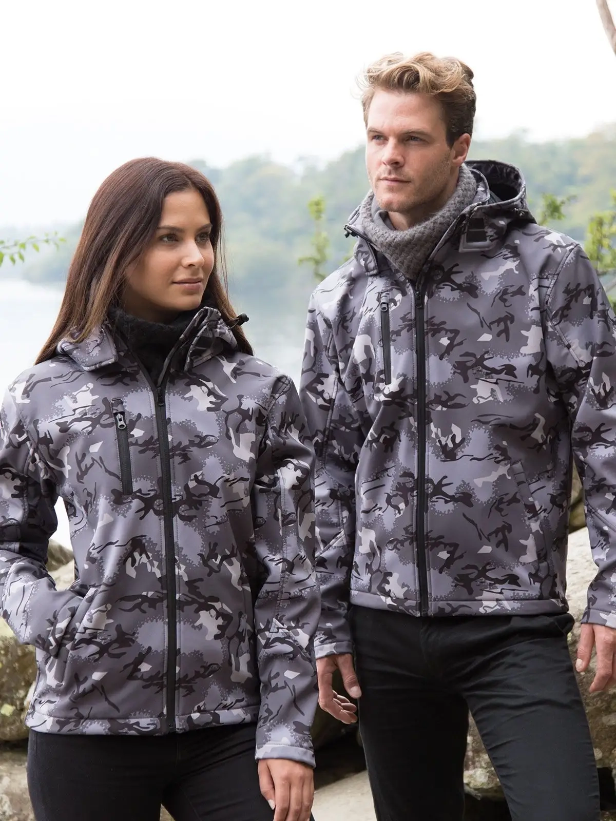 Immagine Camo TX Performance Hooded Softshell Jacket
