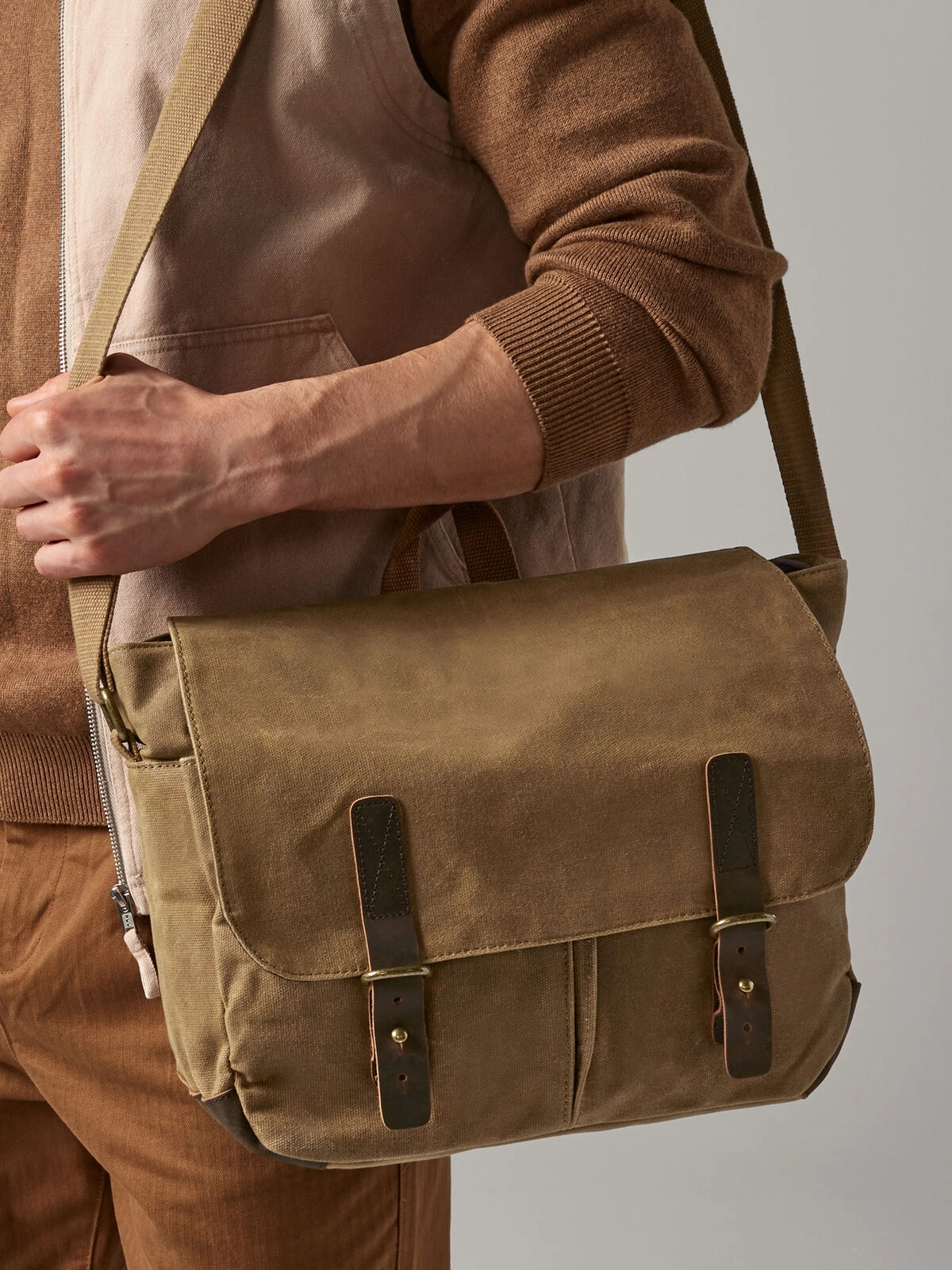 Immagine Heritage Waxed Canvas Messenger