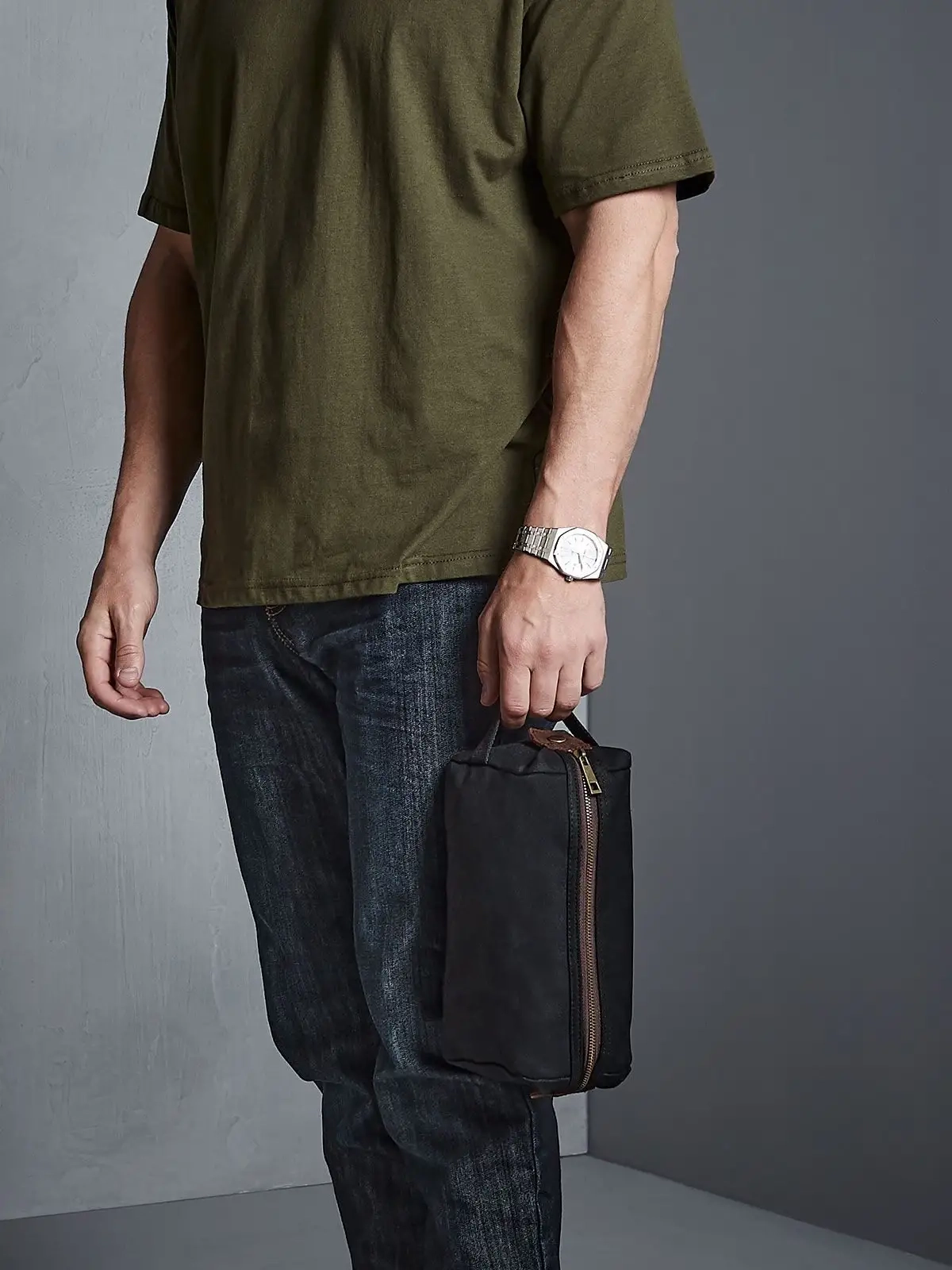 Immagine Heritage Waxed Canvas Wash Bag