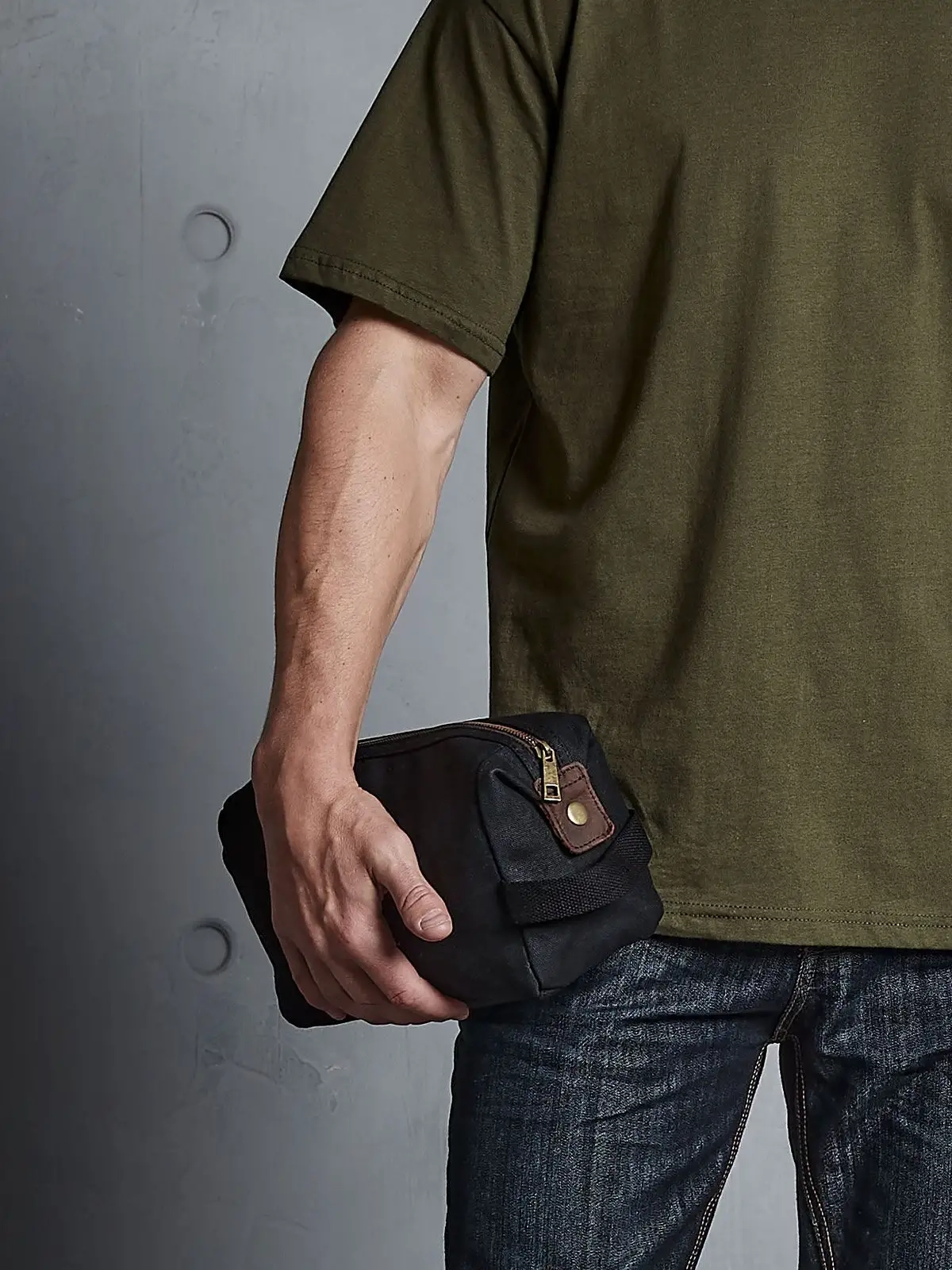 Immagine Heritage Waxed Canvas Wash Bag